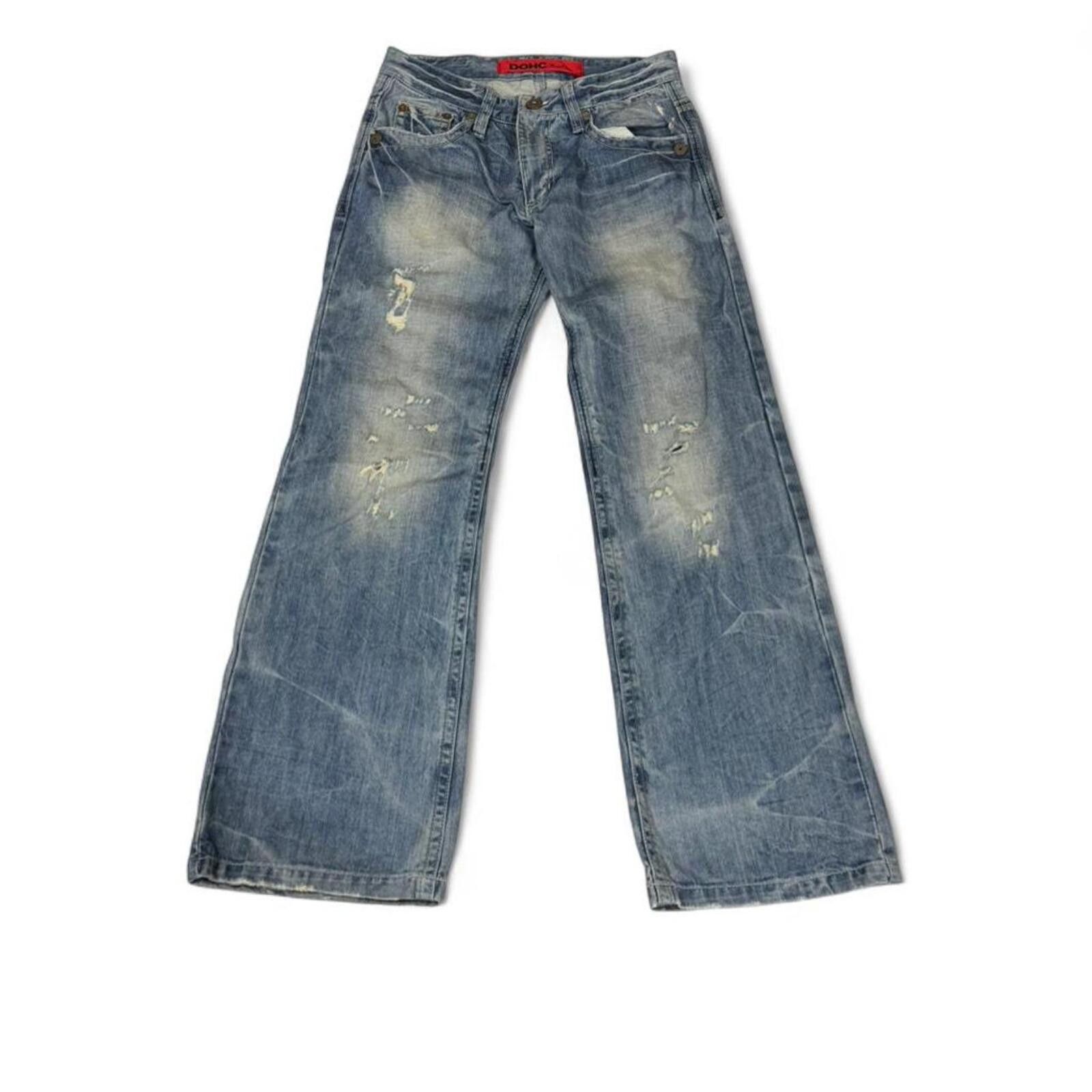 True Religion DOHC blue denim jeans with a unique design Size US 31 - 2 Thumbnail