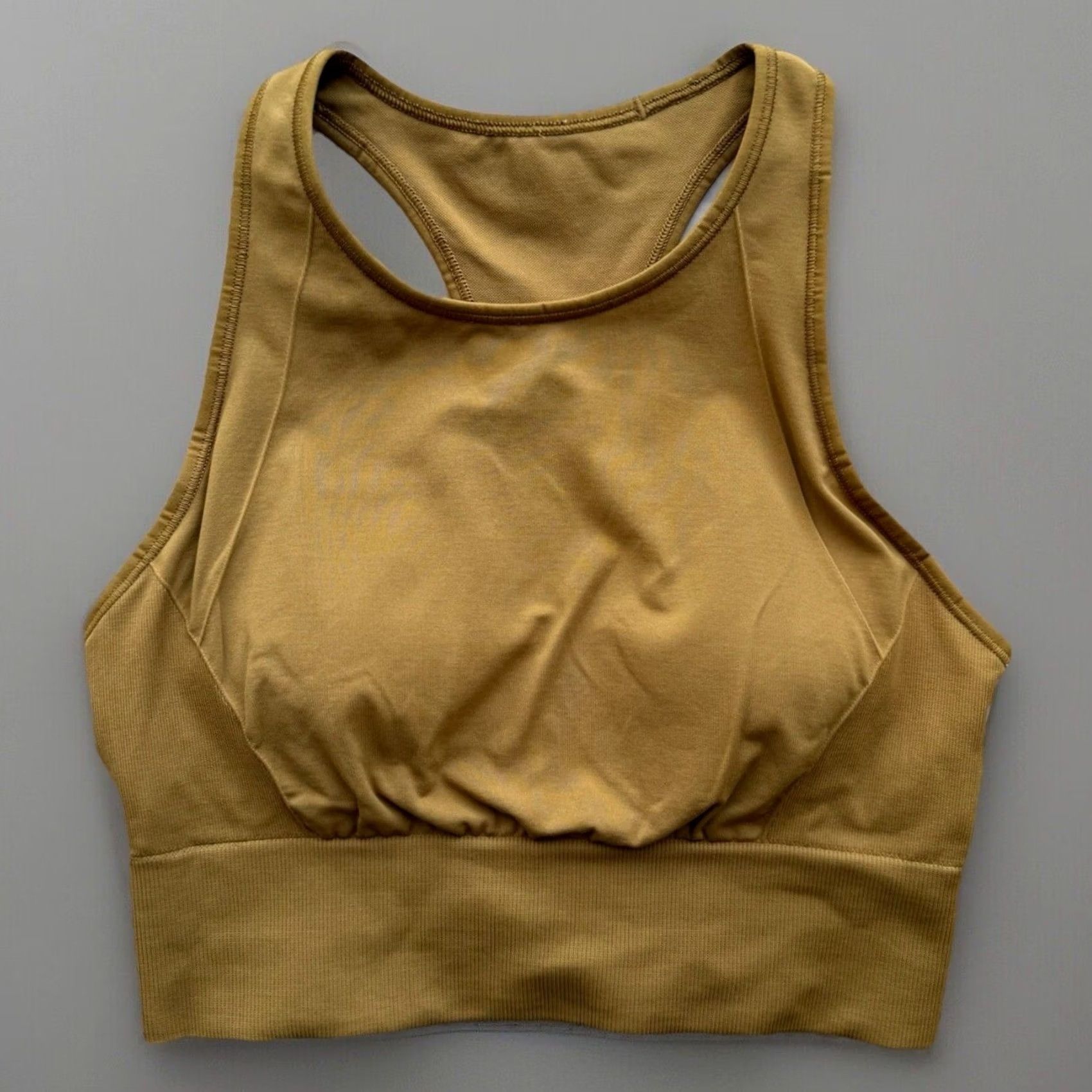 Lululemon Lululemon EBB to Train Bra 6 Dark Khaki Yoga Vent Surge Training Athleisure Sports Bra Womens Size ONE SIZE - 2 Thumbnail