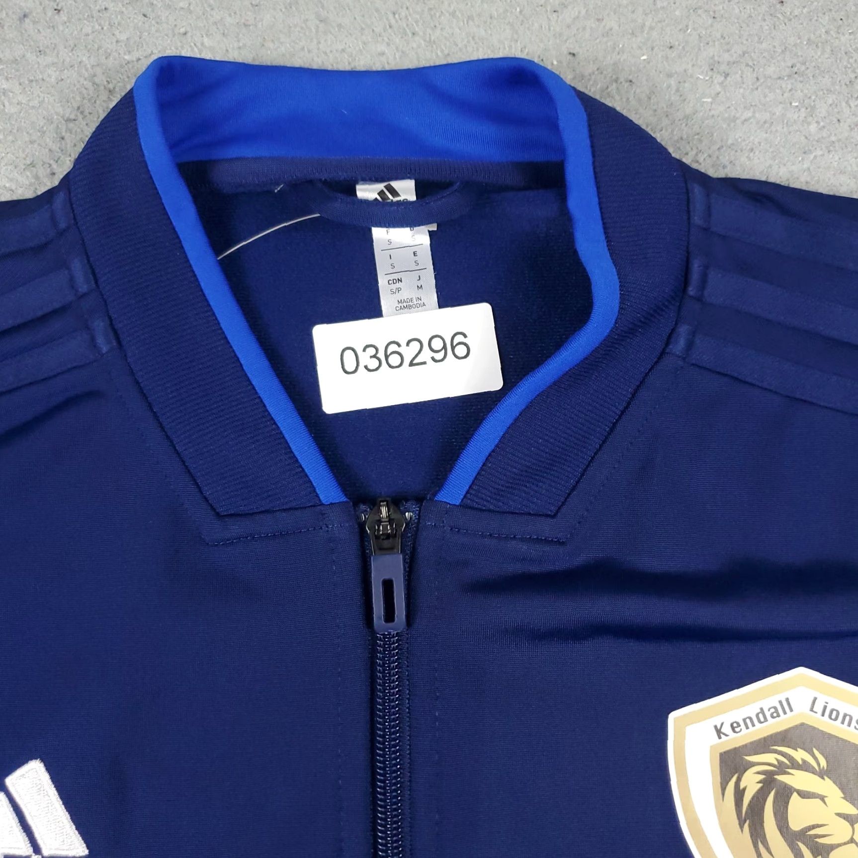 Adidas VINTAGE Adidas Jacket Mens Small Blue Kendall Full Zip Up Track Sweater Sweatshirt Size US S / EU 44-46 / 1 - 3 Thumbnail