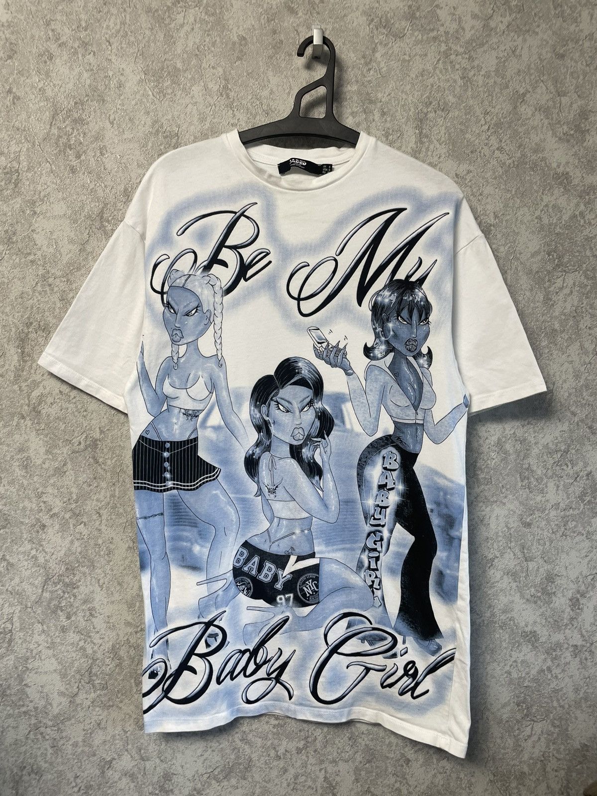 Jaded London Jaded London Be My Baby Girl Graffiti T-Shirt Y2K Size US L / EU 52-54 / 3 - 1 Thumbnail