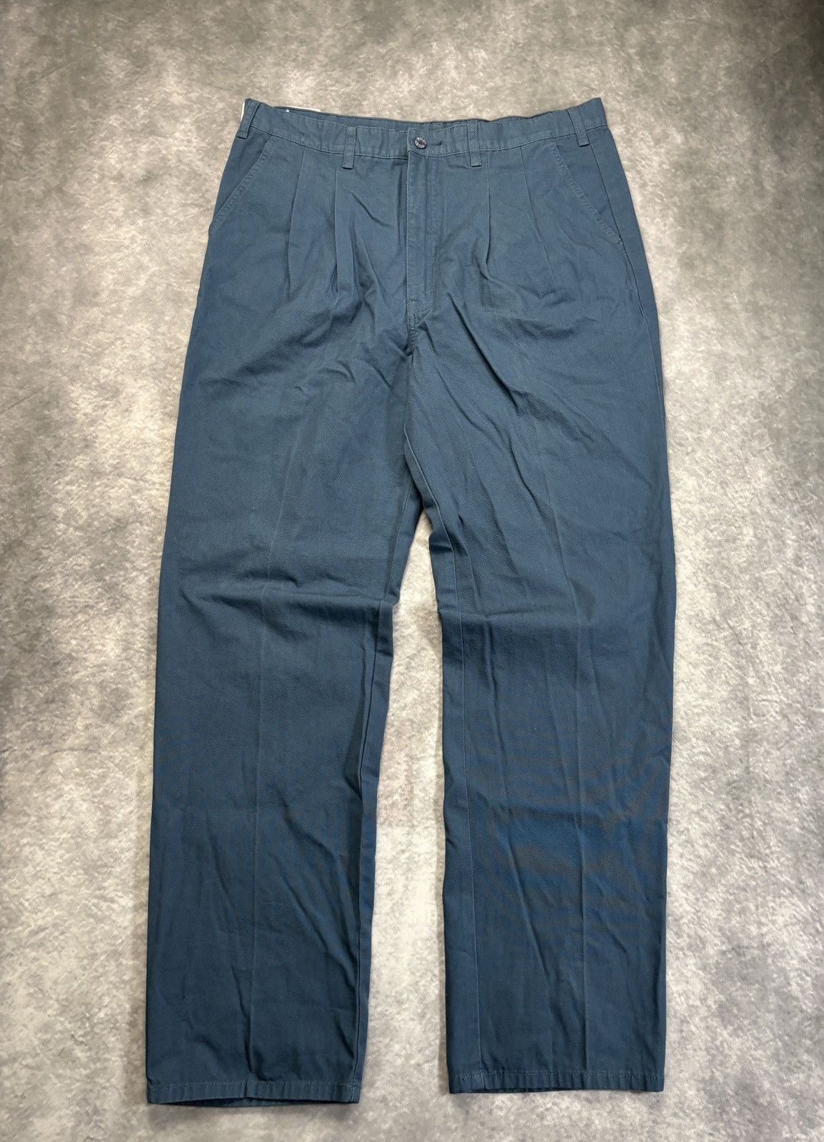 Briggs & Riley × Dickies × Vintage NOS 1990s Vintage Work Pants Pleated Trousers Deadstock 90s Size US 34 / EU 50 - 5 Thumbnail