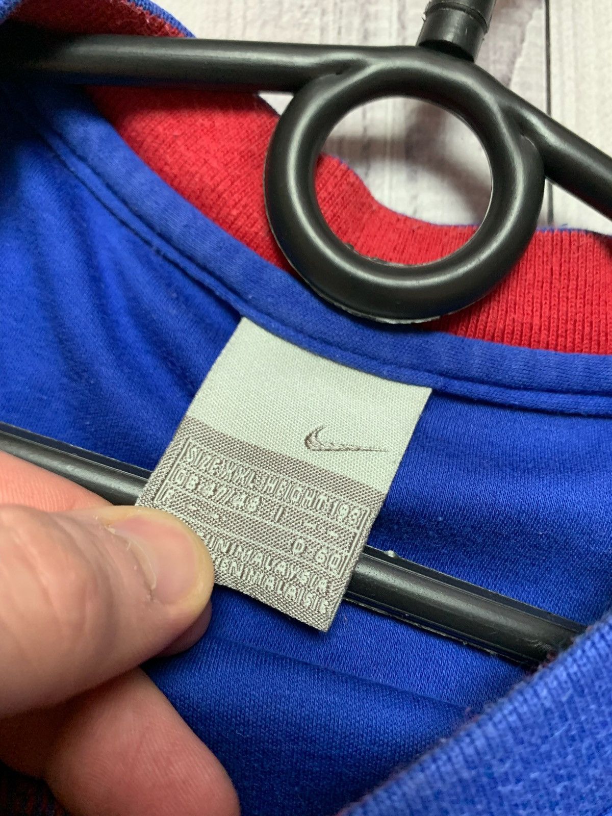 Nike Nike vintage long sleeve tee blue size xxl Size US XXL / EU 58 / 5 - 5 Thumbnail