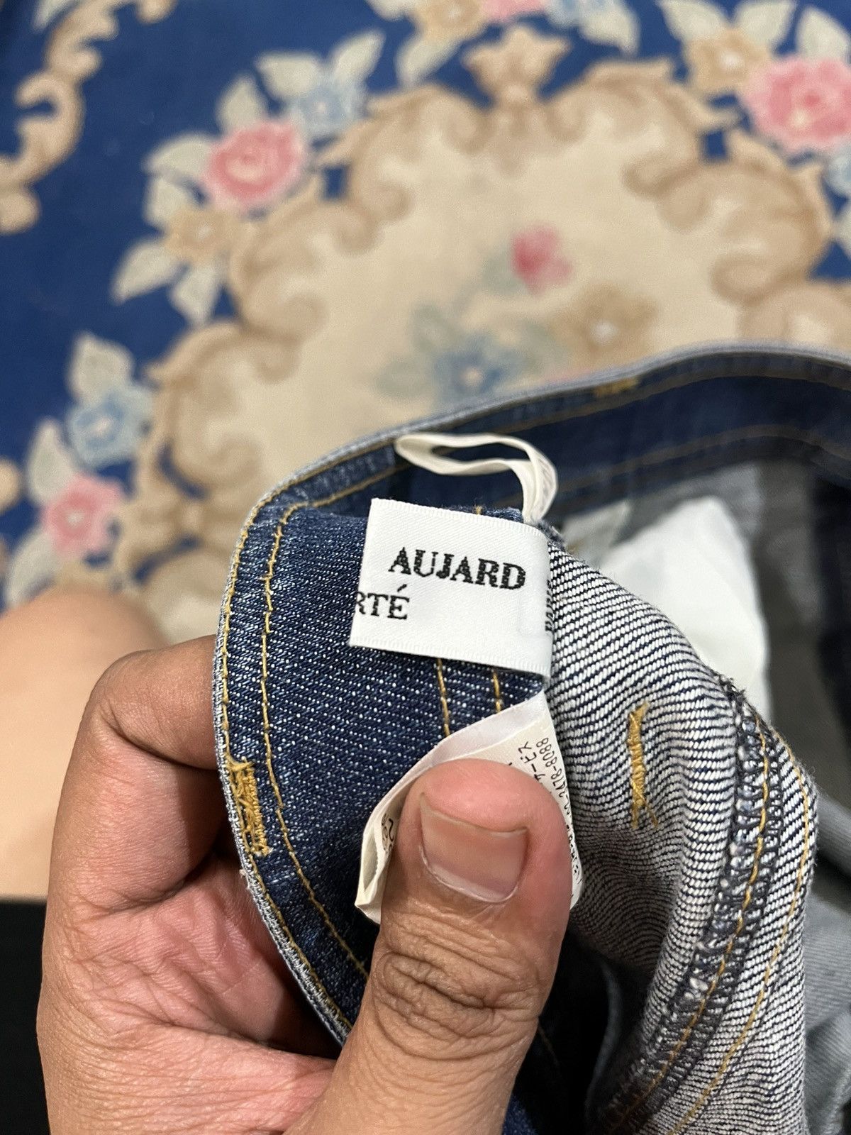 Vintage Vintage Christian Aujard Flare Bootcut Thight Ass Denim Size US 34 / EU 50 - 10 Thumbnail