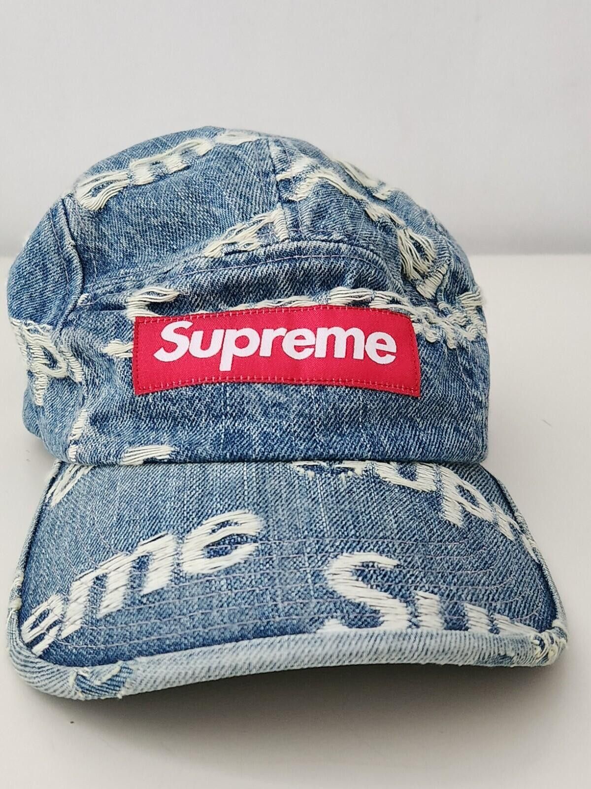 Supreme SS21 Supreme Frayed Logos Denim Camp | Grailed