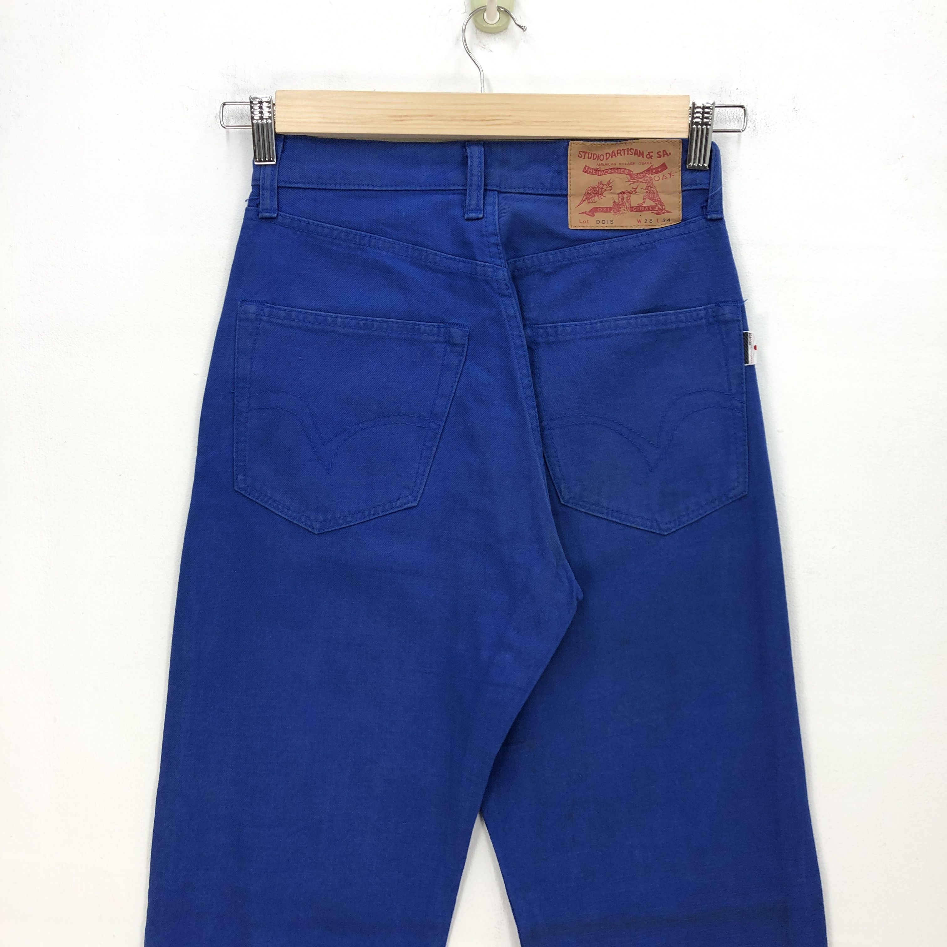 Studio D'Artisan Vintage Studio D'artisan Selvedge Jeans Japanese Blue Denim Size 26" / US 2 / IT 38 - 4 Thumbnail