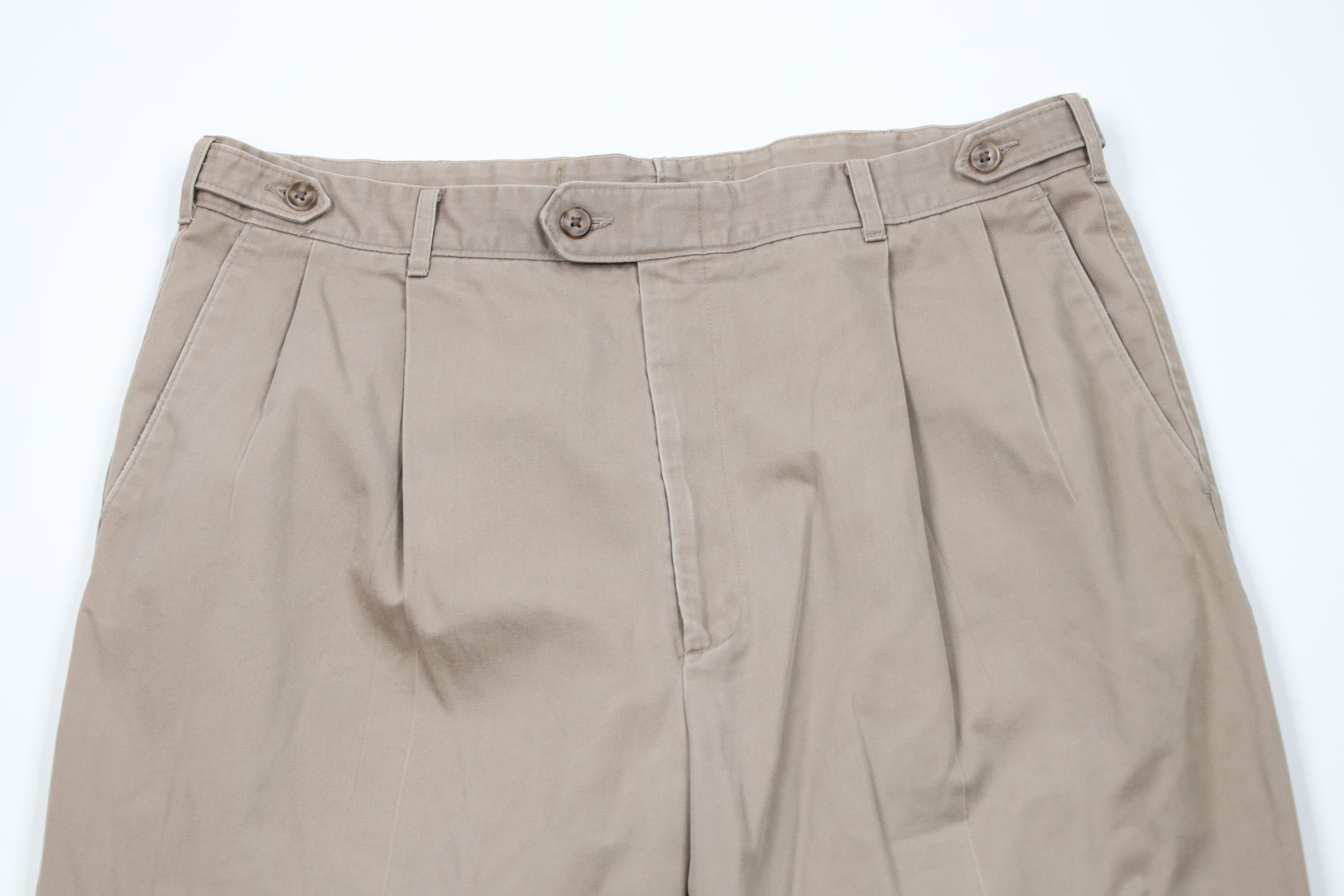 Vintage Vintage 90s Streetwear Relaxed Fit Chino Pants Beige USA Size US 36 / EU 52 - 2 Thumbnail