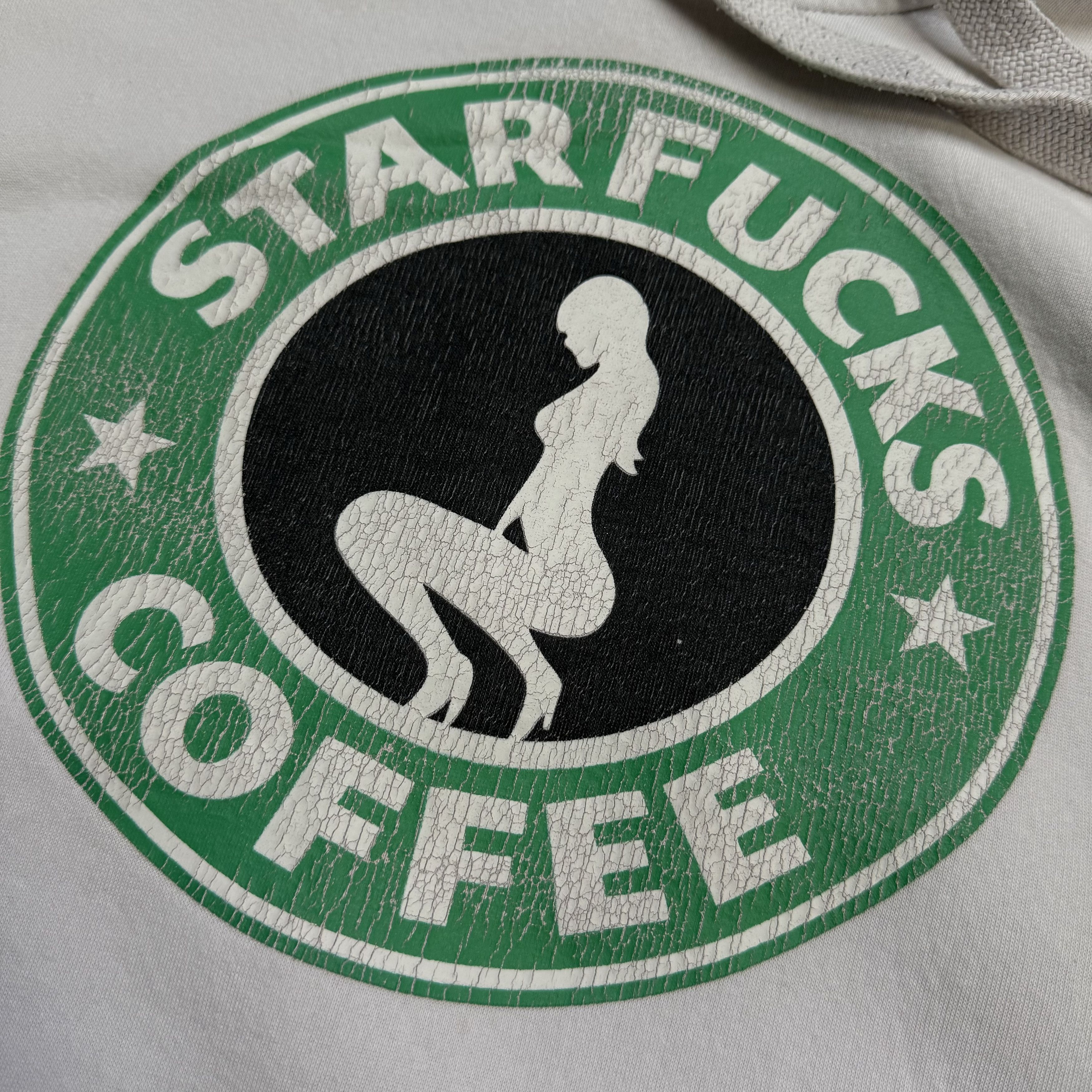 Hook-Ups × Vintage STAR FUCKS COFFE CRAZY VINTAGE HOODIE PORNSTAR STYLE Y2K Size US M / EU 48-50 / 2 - 4 Thumbnail