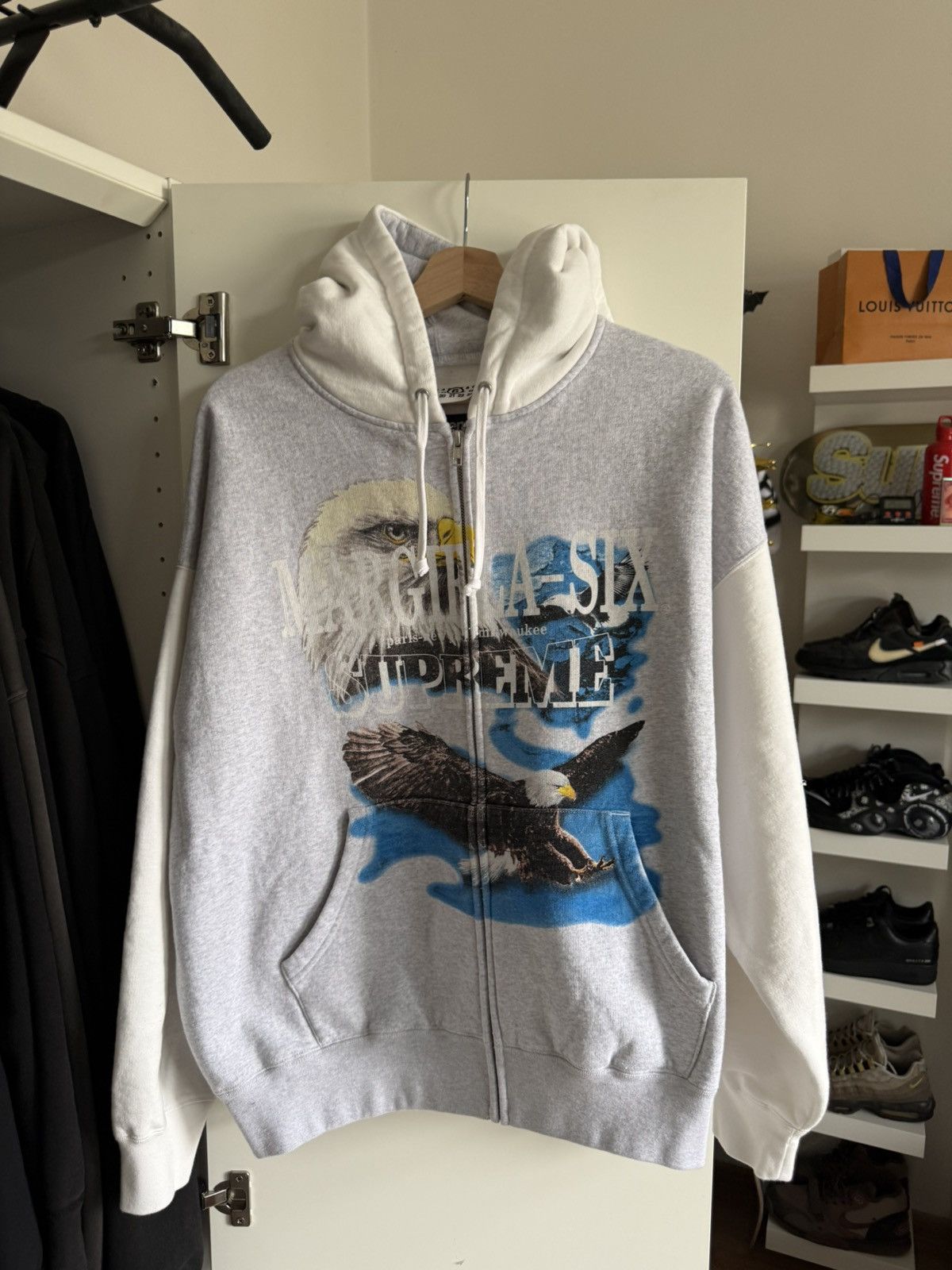 Supreme Supreme X MM6 Eagle Hoodie Size US M / EU 48-50 / 2 - 1 Thumbnail