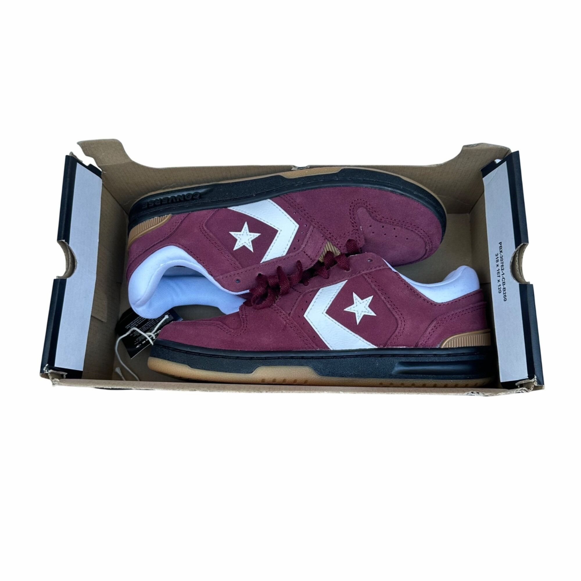 Converse ⭐Converse CL98 Suede Low Black Deep Bordeaux Gum 8.5 Mens Sh Size US 8.5 / EU 41-42 - 7 Thumbnail