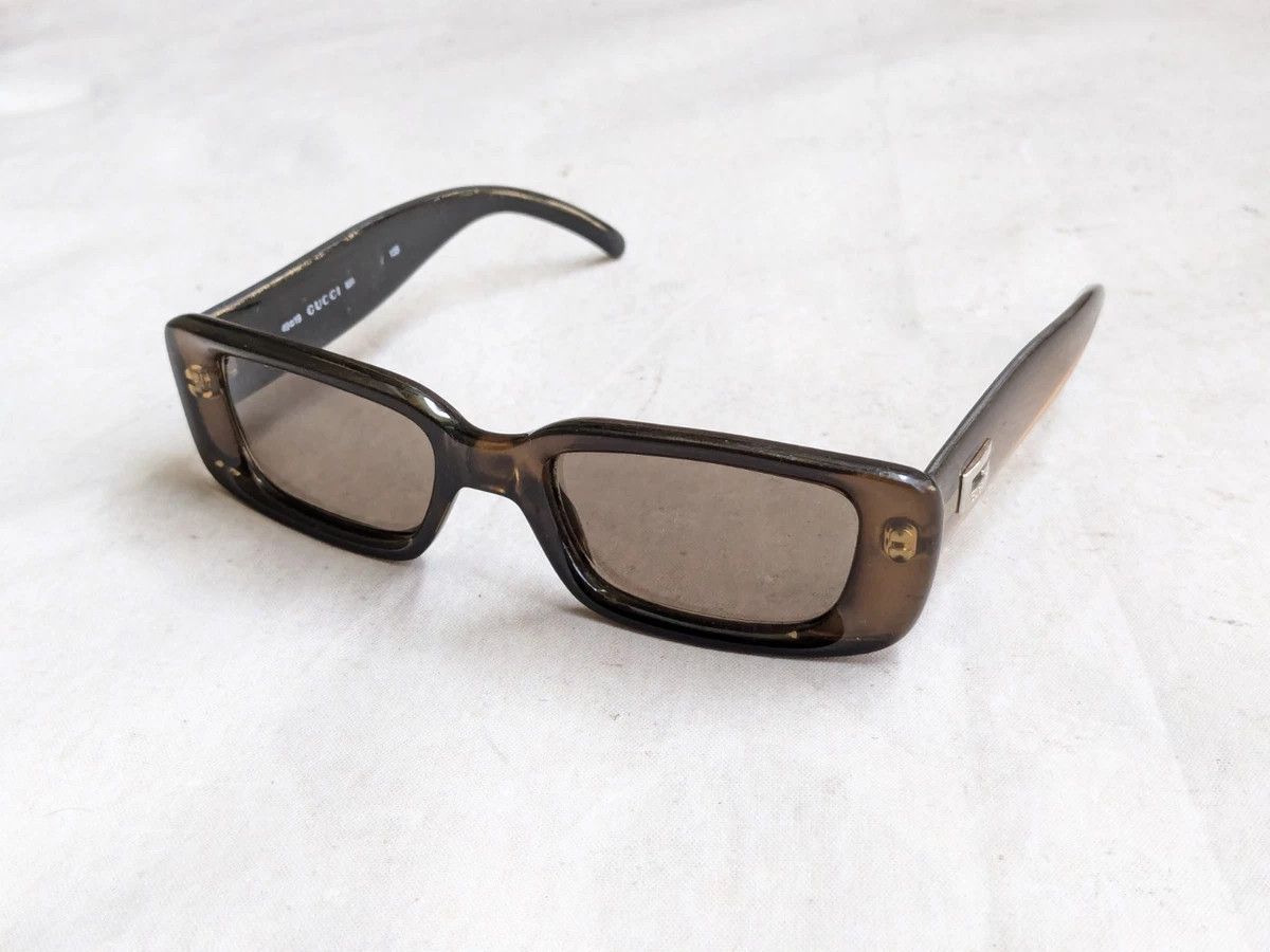 Gucci × Vintage Gucci Sunglasses GG2409/N/S Brown Y2K Size ONE SIZE - 6 Thumbnail