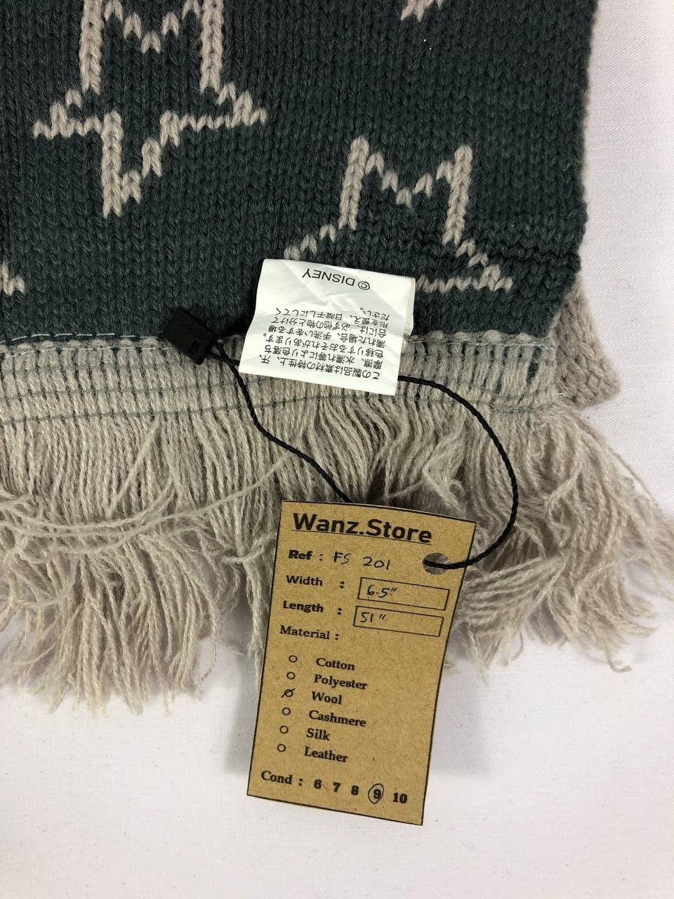 Disney Disney Mickey Mouse Scarf / Muffler / Neckwear FS201 Size ONE SIZE - 6 Thumbnail