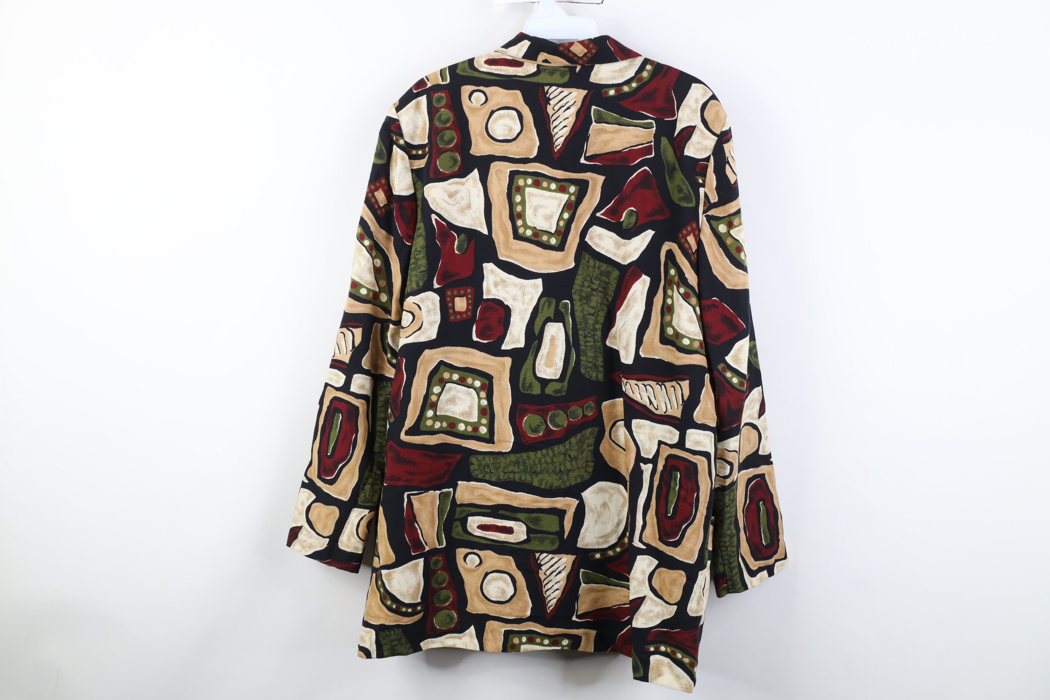 Vintage Vintage 90s Streetwear Blend Art Abstract Blazer Jacket US Size XL / US 12-14 / IT 48-50 - 11 Thumbnail
