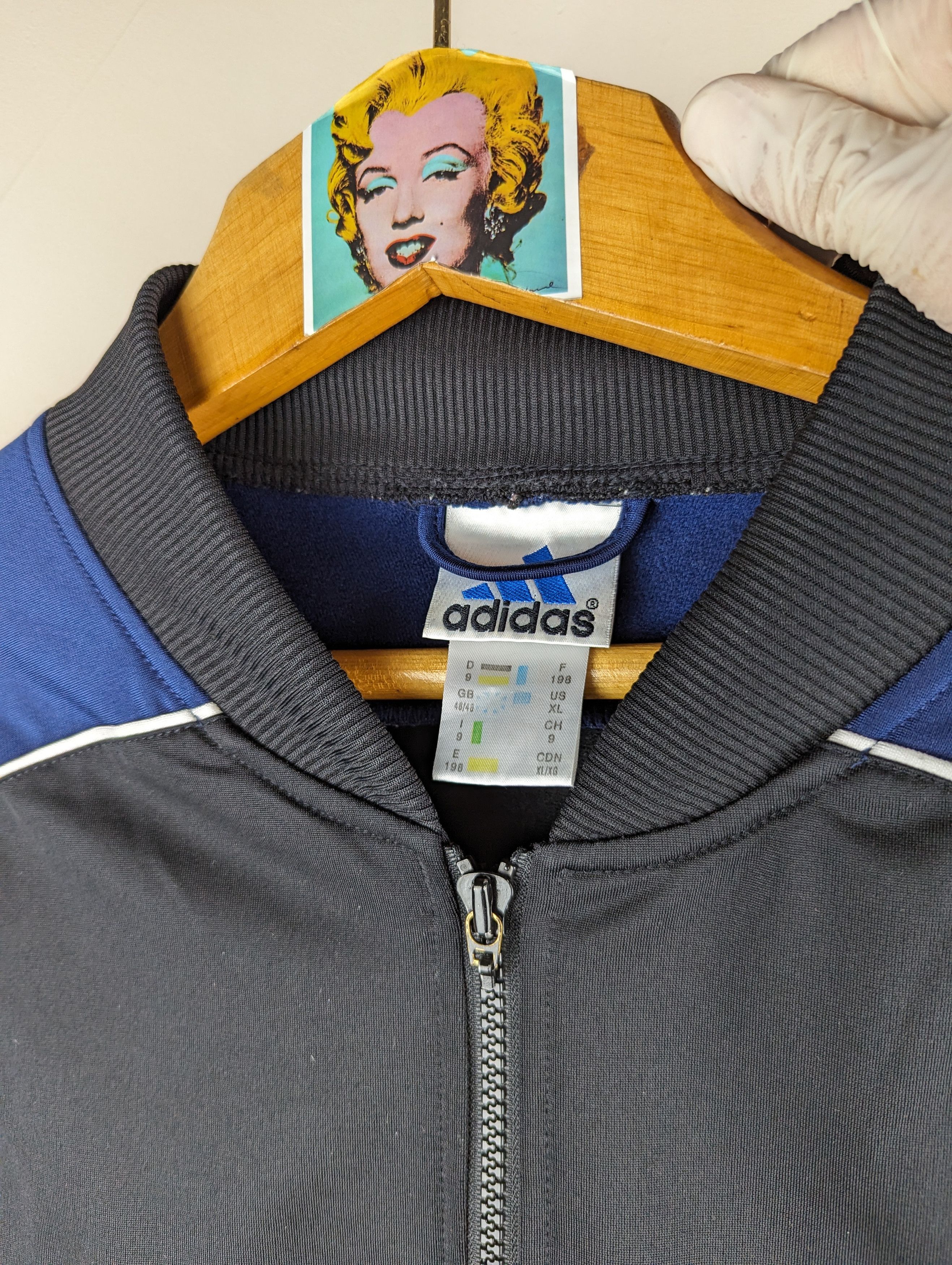 Adidas Vintage Adidas Perfomance Track Bomber Jacket Spellout Logo Size US XL / EU 56 / 4 - 8 Thumbnail