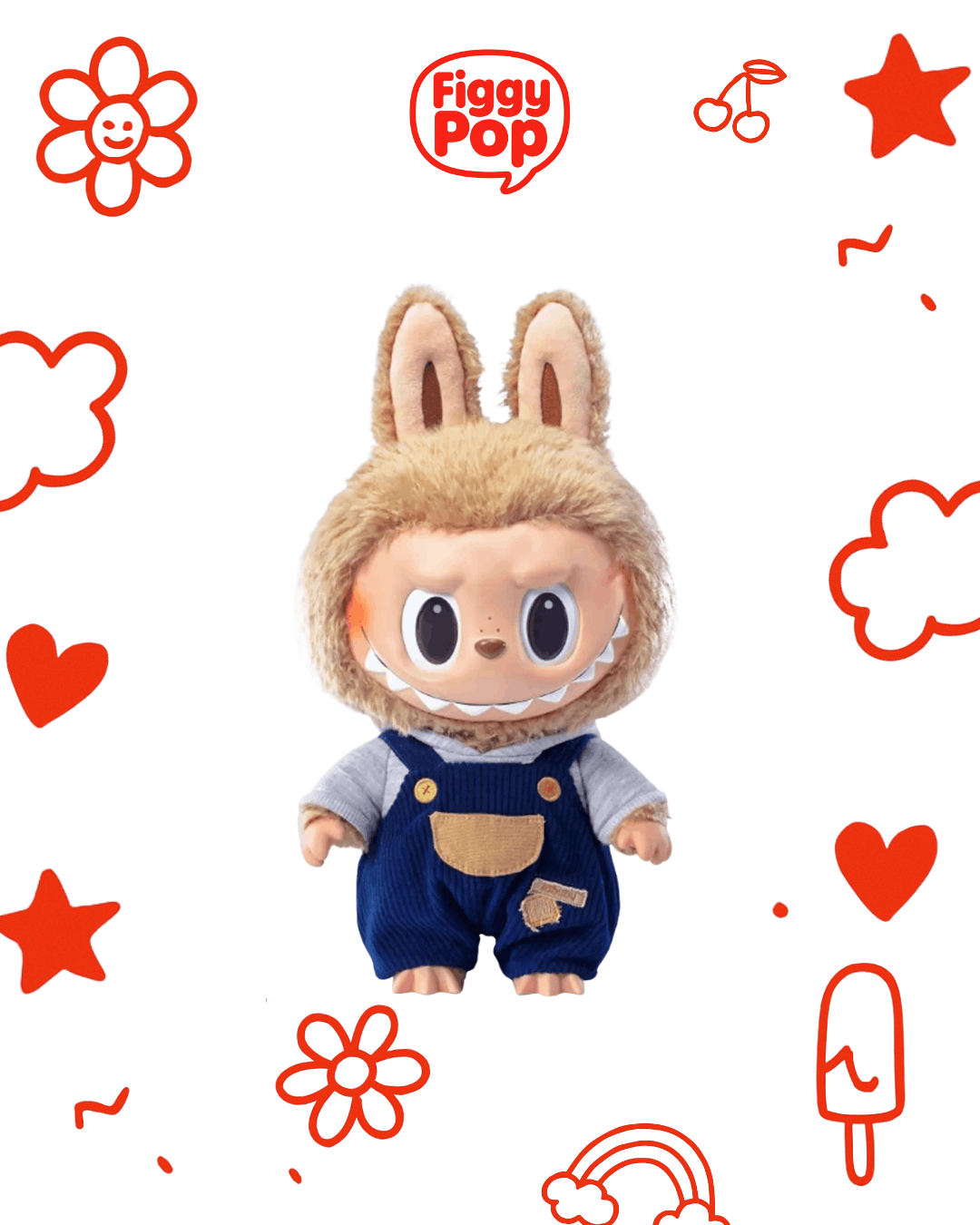 POP MART Labubu - Time to Chill-Vinyl Plush Doll (BIG SIZE) Size ONE SIZE - 1 Thumbnail