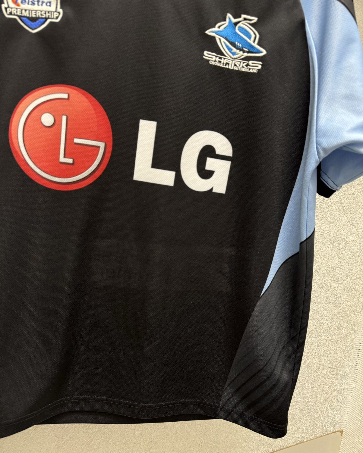 Vintage Cronulla Sharks Rugby league jersey 2008 NRL Centenary L Size US XXL / EU 58 / 5 - 6 Thumbnail