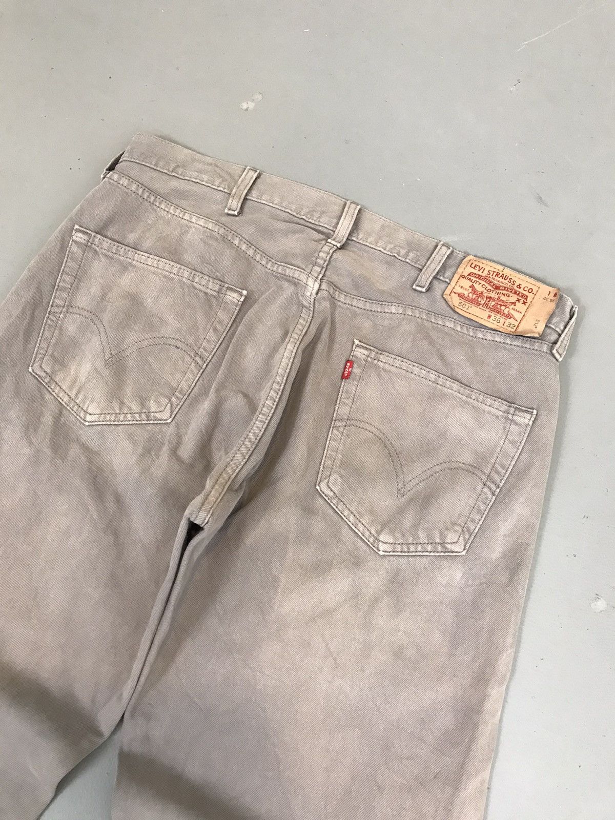 Levi's × Vintage Vintage Levi’s 501 faded rare denim Size US 37 - 8 Thumbnail