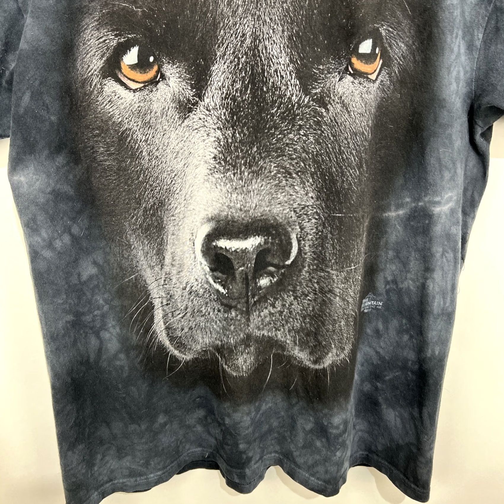 The Mountain The Mountain Big Black Lab Face Labrador Retriever Tie Dye T-Shirt Mens XL Size US XL / EU 56 / 4 - 6 Thumbnail