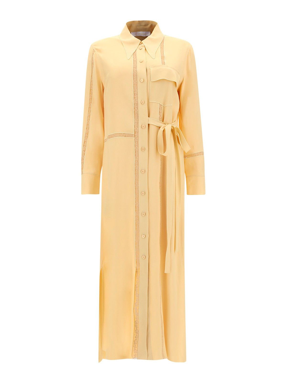 Chloe o1y0825 Maxi Dress in Sand Size S / US 4 / IT 40 - 1 Thumbnail