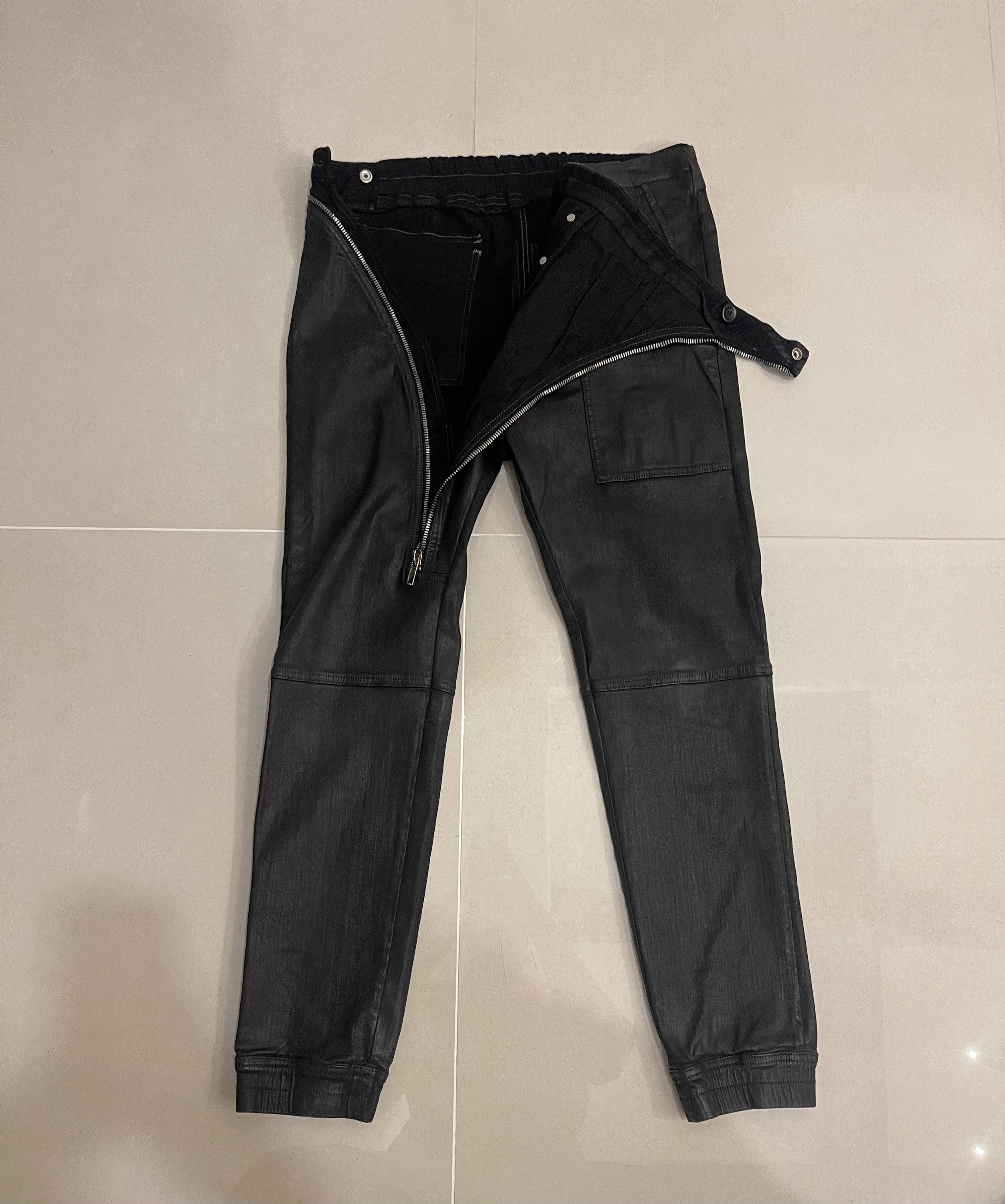 Rick Owens Drkshdw Rick Owen’s DRKSHDW aircut denim joggers ss23 Size US 38 / EU 54 - 3 Thumbnail