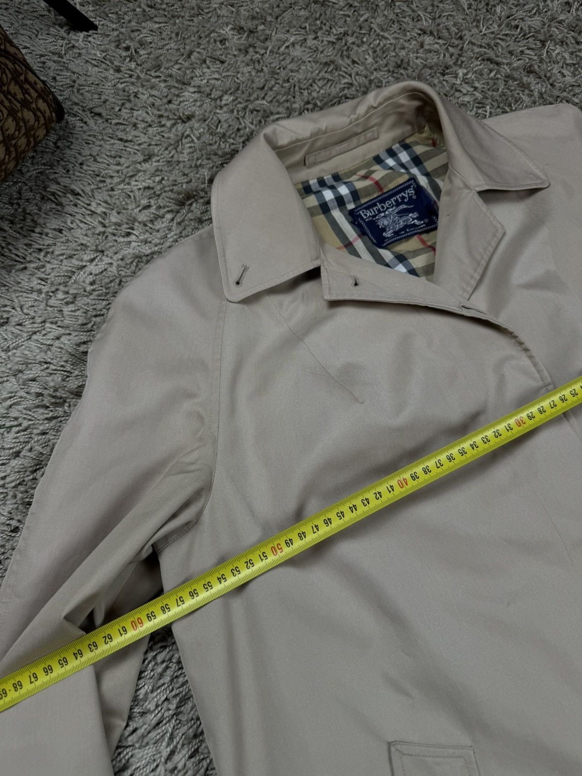 Burberry × Vintage Vintage trench coat Burberry original luxury streetwear item Size L / US 10 / IT 46 - 5 Thumbnail