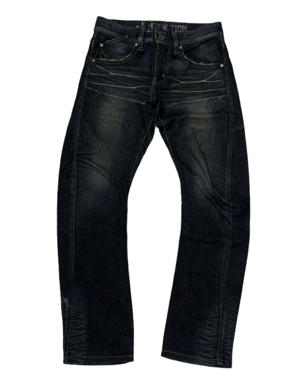 Edwin EDWIN E-FUNCTION CLAW MARK CURVED DISTRESSED DENIM JEANS Size US 32 / EU 48 - 7 Thumbnail