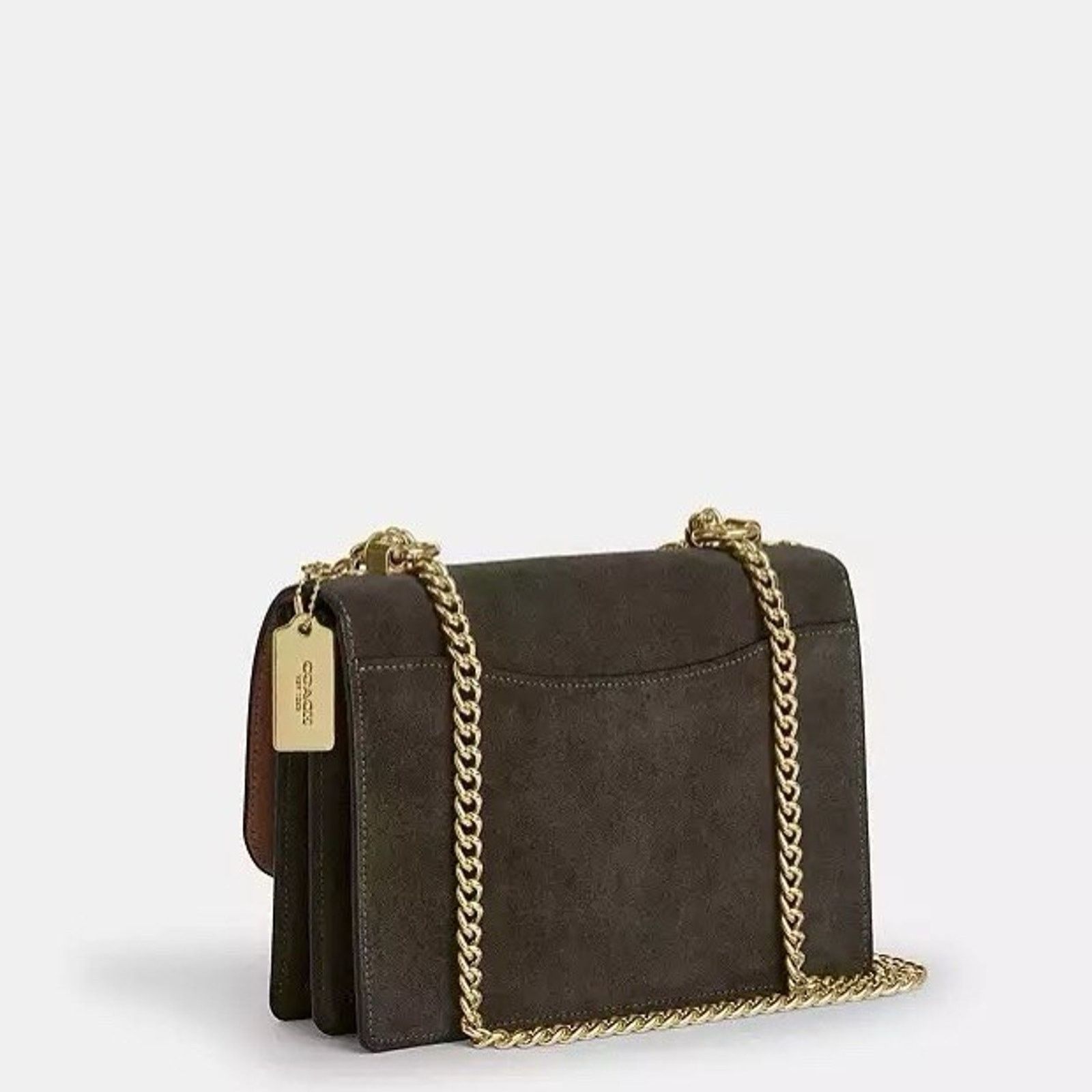 Coach NWT Coach Klare Crossbody Bag Army Green/Tan CCC70 Size ONE SIZE - 13 Thumbnail