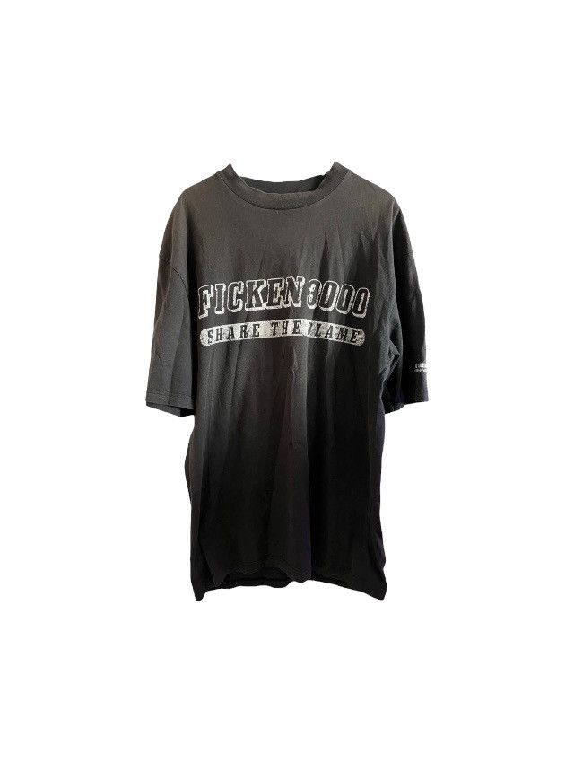 image of Vetements "ficken 3000" T-Shirt in Black, Men's (Size XS)