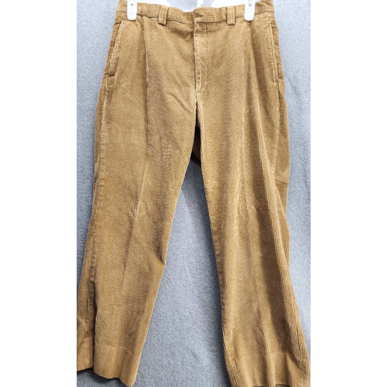 Vintage LL Bean Classic Fit Pants Mens 34 X 28 Corduroy Brown Straight Leg Chino Pockets Seasonal Fall Spring Summer Winter Regular Mens Size US 34 / EU 50 - 2 Thumbnail