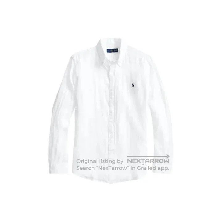 Polo Ralph Lauren Polo Ralph Lauren Pony Logo Linen Long Sleeve Shirt. Size US L / EU 52-54 / 3 - 1 Thumbnail