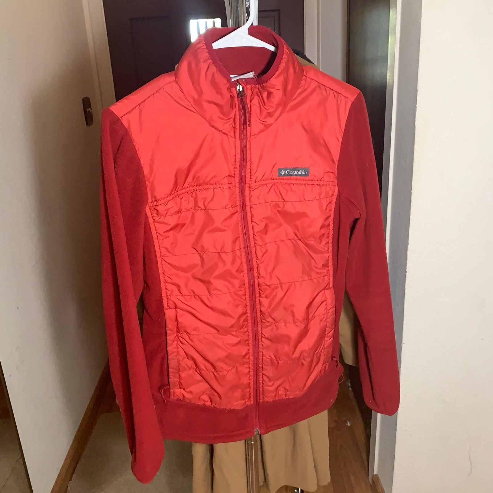 Columbia Columbia Women's Red Lightweight Puffer Winter Jacket Size M Size M / US 6-8 / IT 42-44 - 9 Thumbnail