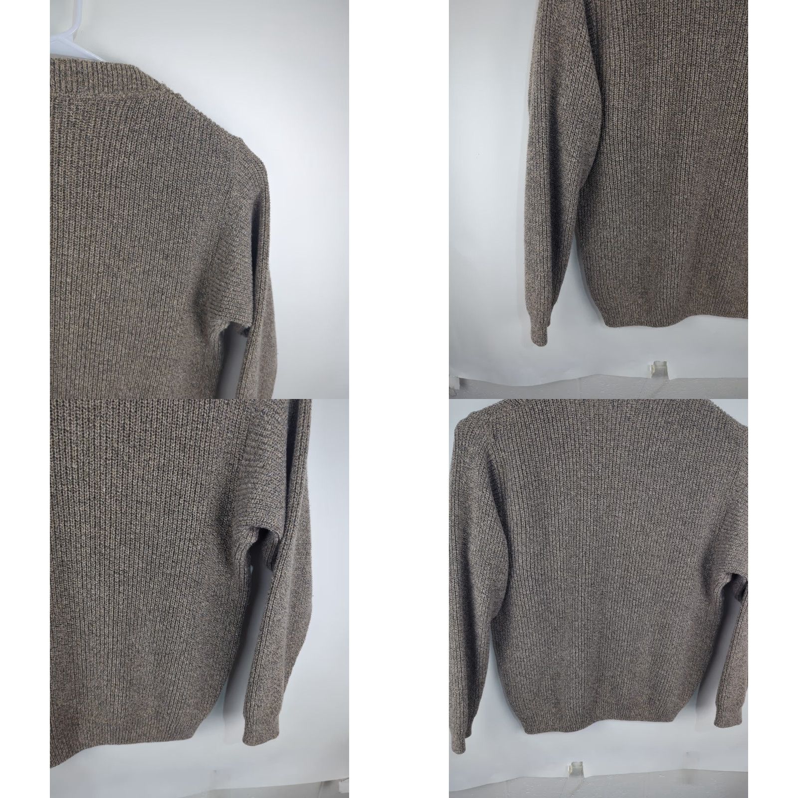 Eddie Bauer VINTAGE Eddie Bauer Sweater Mens XL Henley Knit Made USA 90s Earth Tones Button Beige Mens Size US XL / EU 56 / 4 - 10 Thumbnail