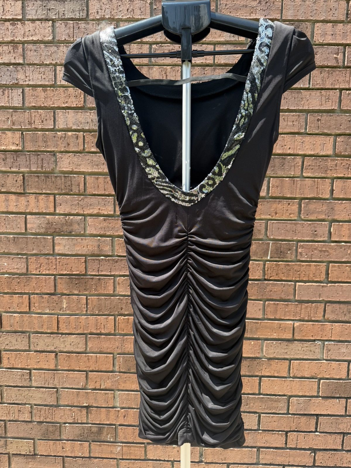 Other Emerald Sundae Black Cocktail Dress Silver Sequin Size Small Size S / US 4 / IT 40 - 5 Thumbnail