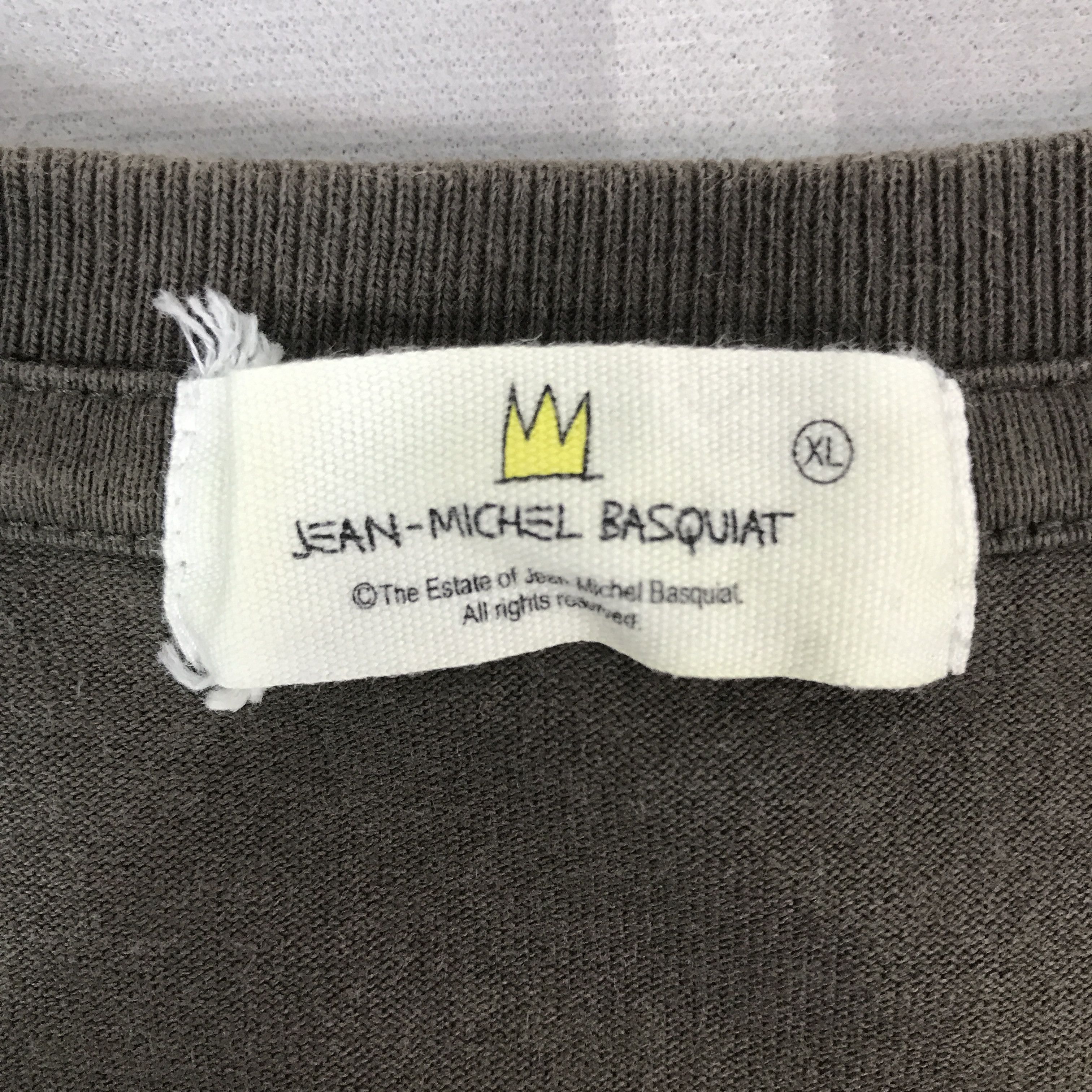 Jean-Michel Basquiat Vintage Jean-Michel Basquiat cropped style T-Shirt Size US XL / EU 56 / 4 - 8 Thumbnail