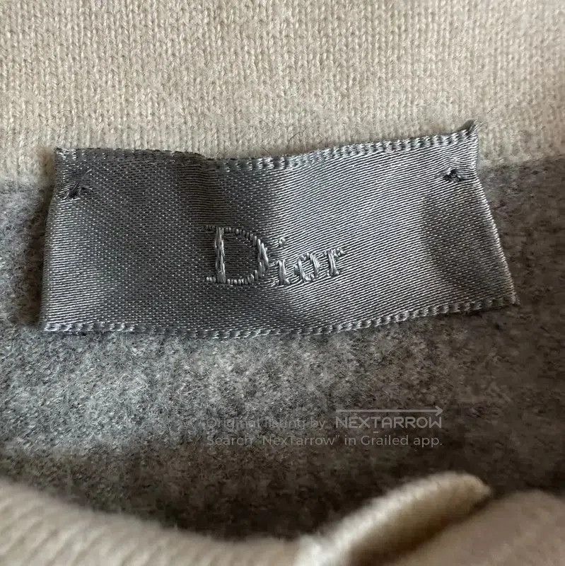 Dior Dior Gray Wool Short-Sleeve Polo Shirt . Size US L / EU 52-54 / 3 - 7 Thumbnail