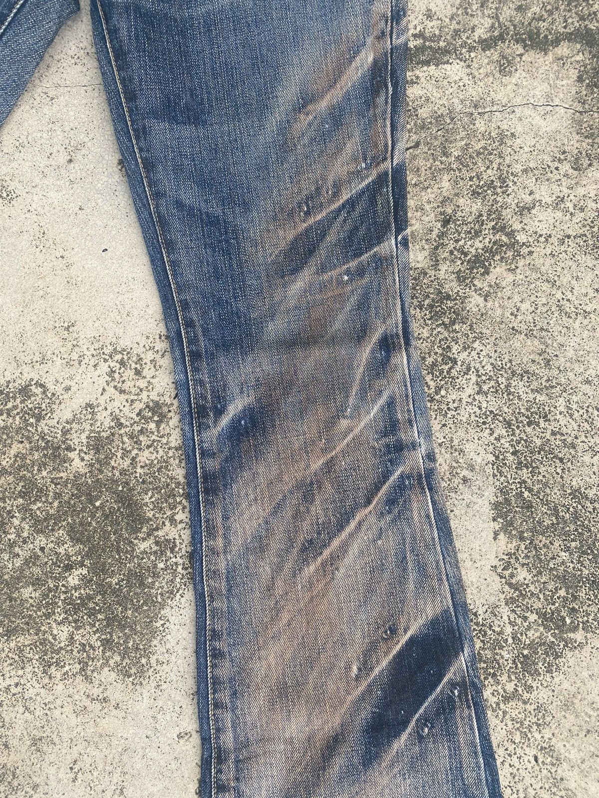 If Six Was Nine × Japanese Brand Flare Jeans Modern Lovers Clawmark Mud Distressd Size US 30 / EU 46 - 6 Thumbnail