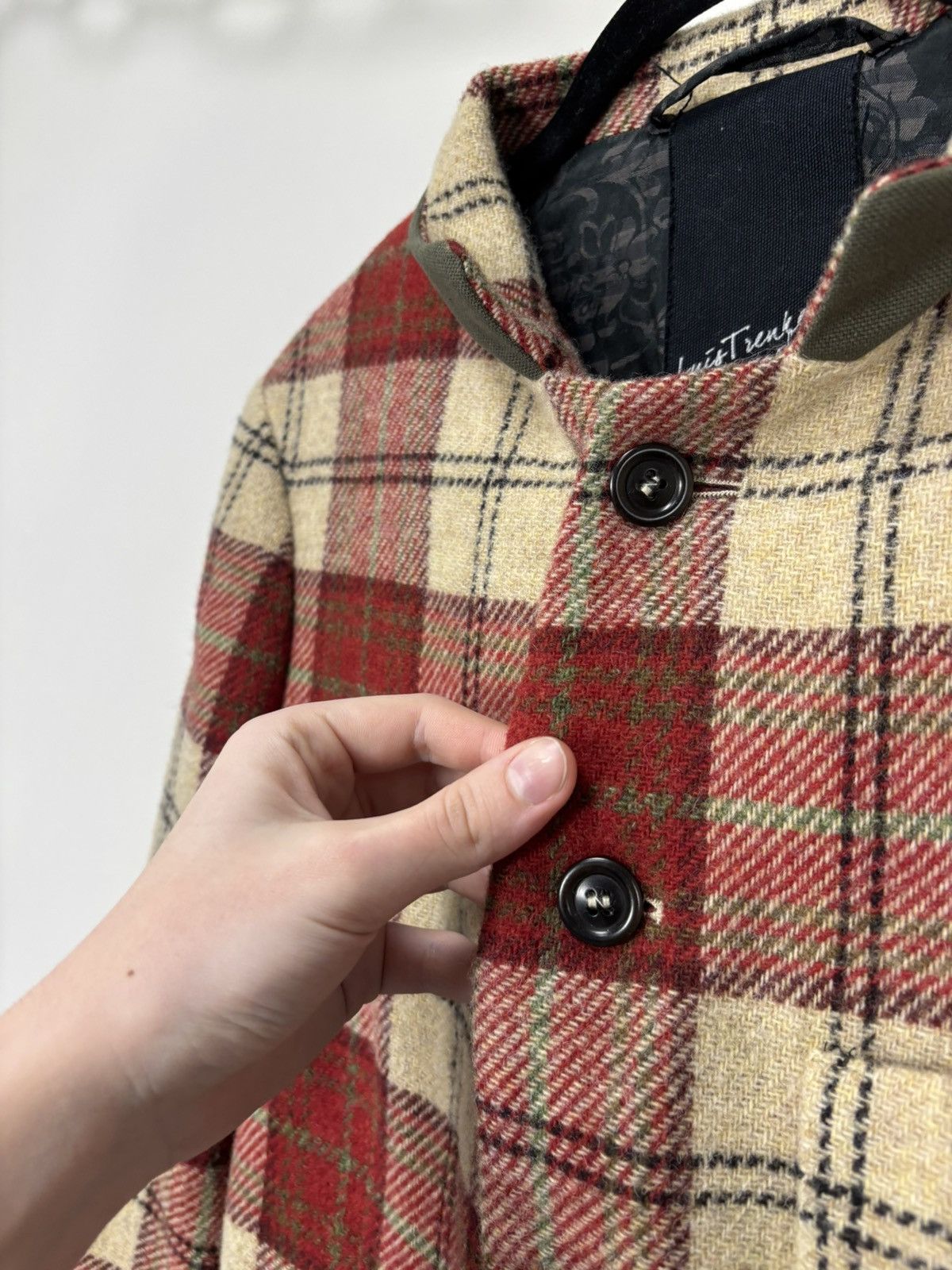 Other Luis Trenker Women’s Plaid Check Alpine Wool Blazer Jacket Size XL / US 12-14 / IT 48-50 - 9 Thumbnail