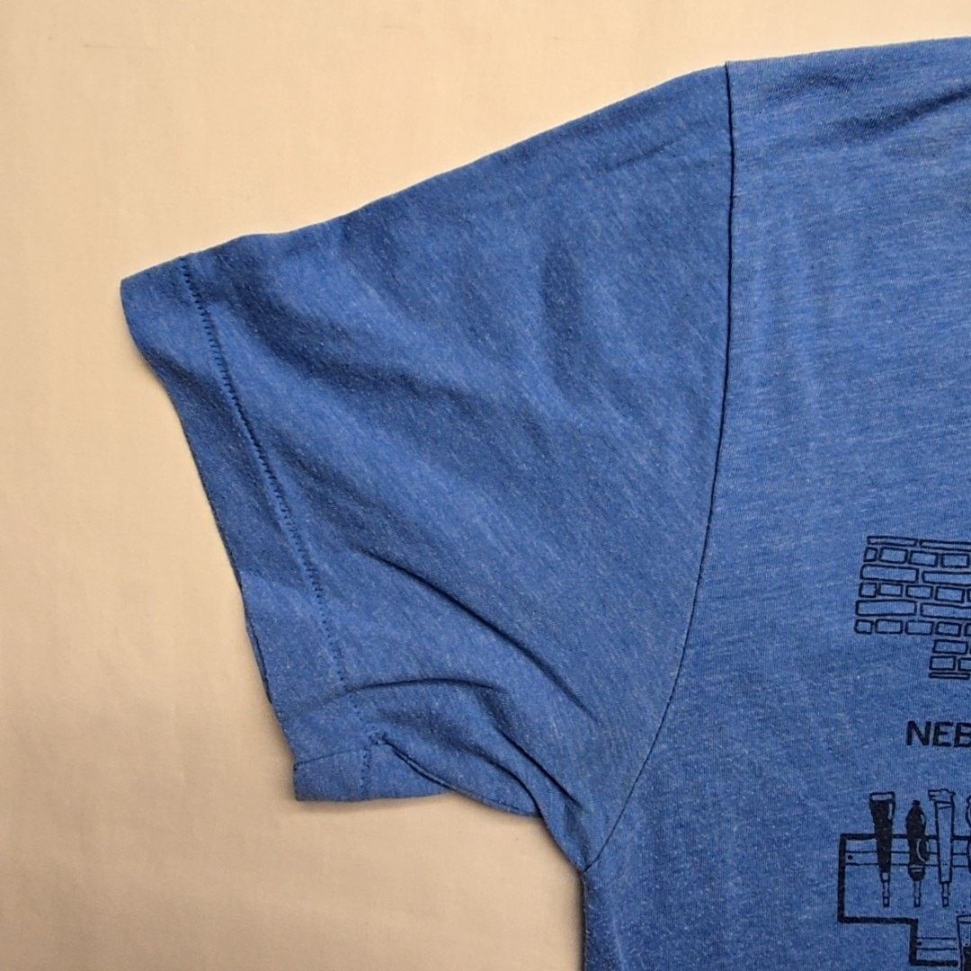 Vintage Vintage Funny Nebraska Shirt Blue M hort Sleeve Tee Size US M / EU 48-50 / 2 - 3 Thumbnail