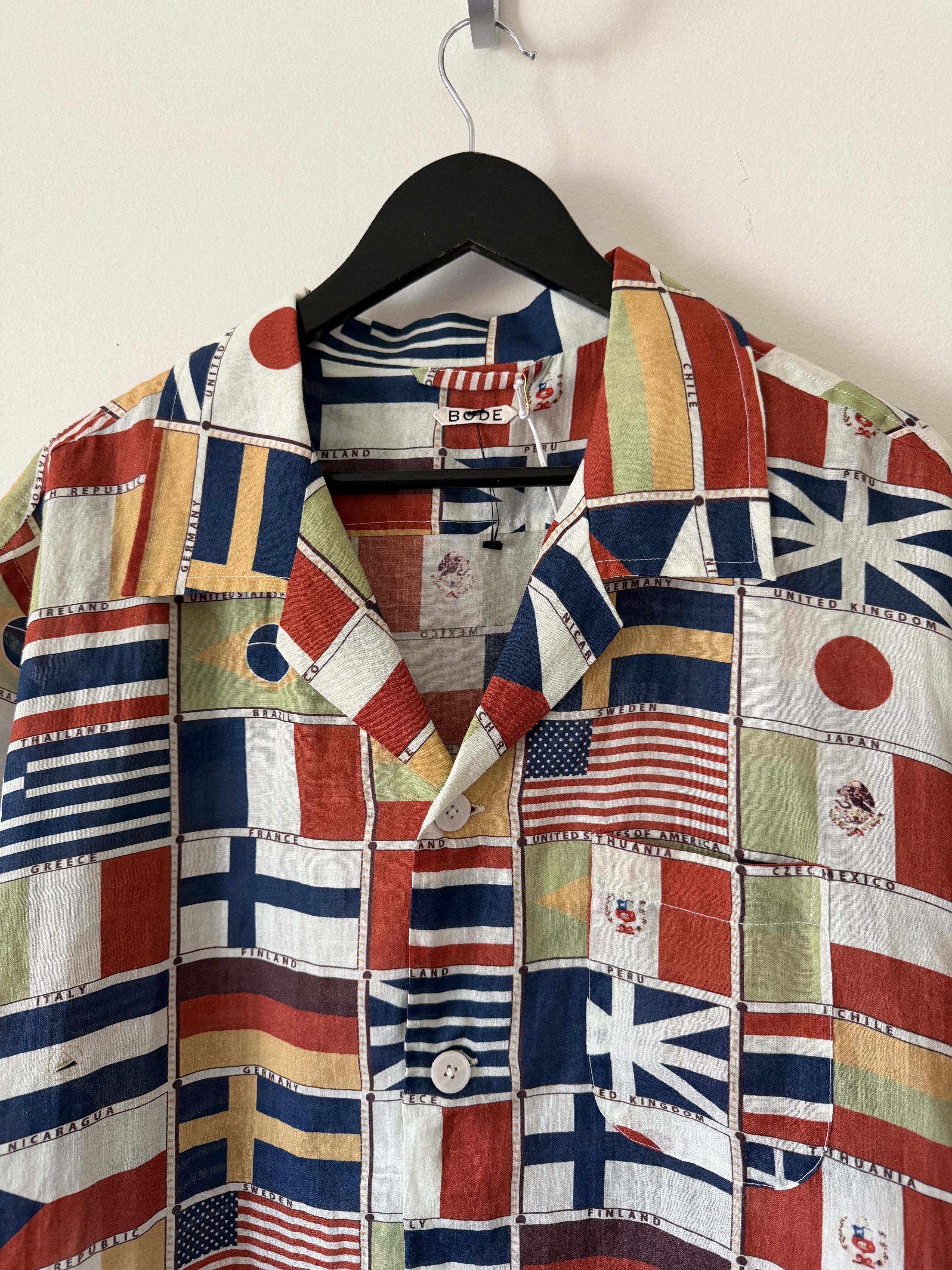 Bode Bode International Flag Button Up Shirt Size US XL / EU 56 / 4 - 2 Thumbnail