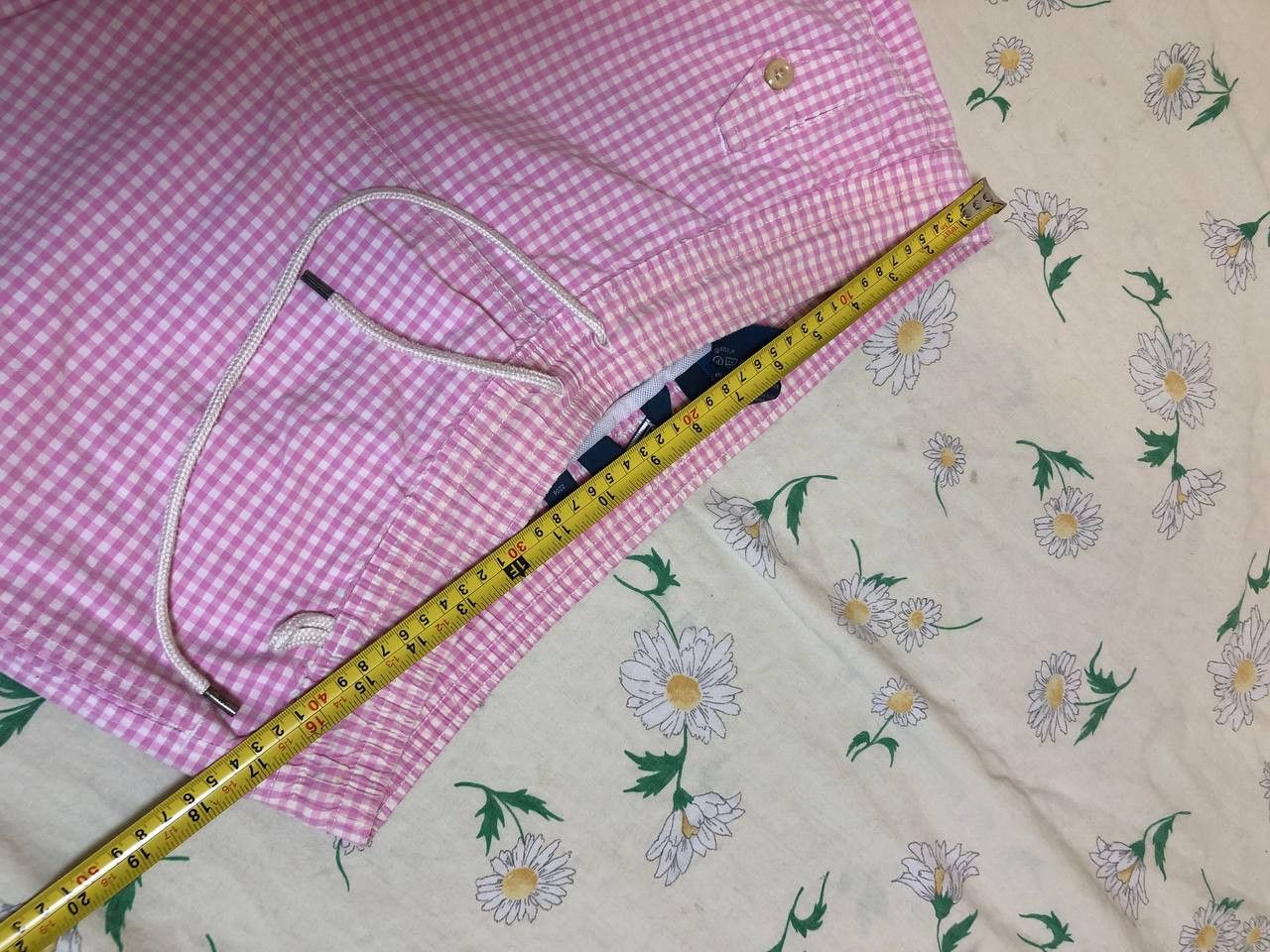 Polo Ralph Lauren Polo Ralph Lauren Swimwear Short Pink White Vintage Size US 32 / EU 48 - 9 Thumbnail