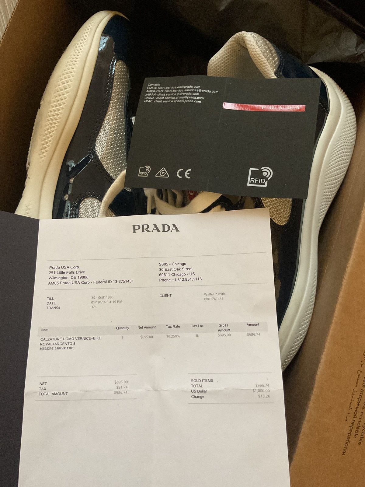 Prada Prada America's Cup sneakers Size US 8 / EU 41 - 6 Thumbnail
