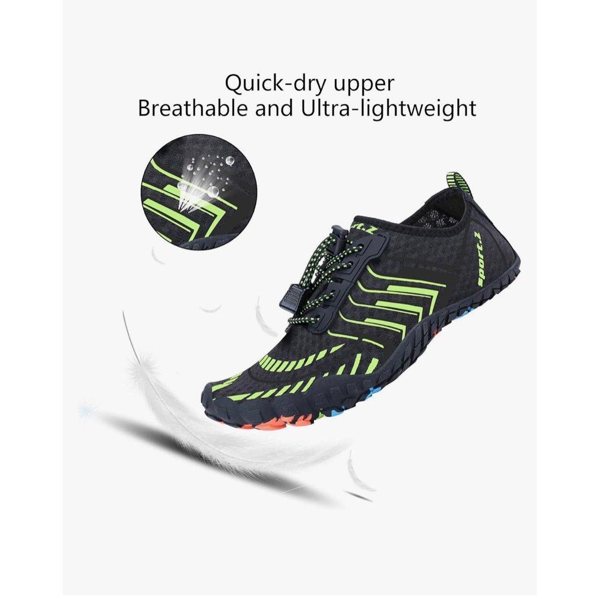 The Unbranded Brand Water Shoes Men Women Swim Surf Shoes Beach Pool Shoes Small Size US 6 / IT 36 - 2 Thumbnail