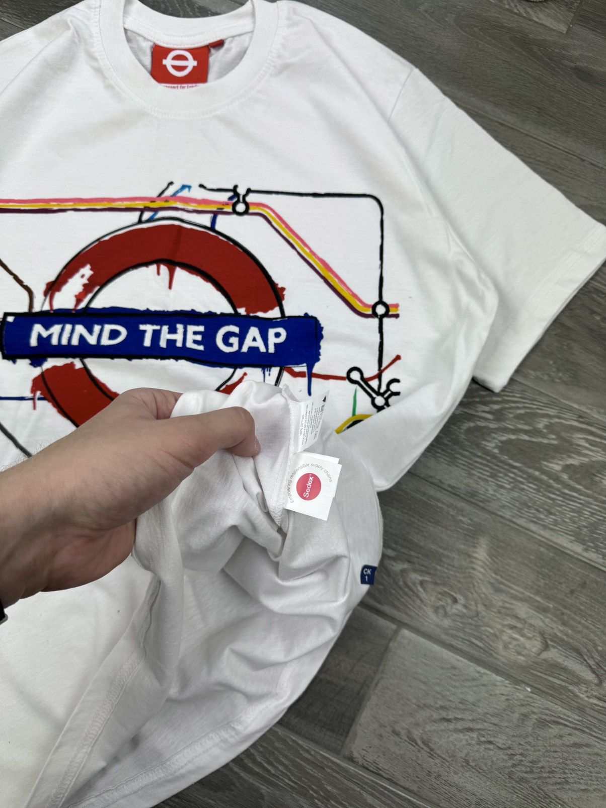Other Mind The Gap “Underground” New Tee Size US L / EU 52-54 / 3 - 6 Thumbnail