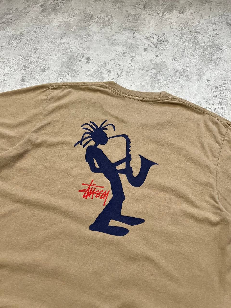 Stussy Vintage Stussy Saxophone Vintage T-Shirt Big Logo Size US L / EU 52-54 / 3 - 4 Thumbnail