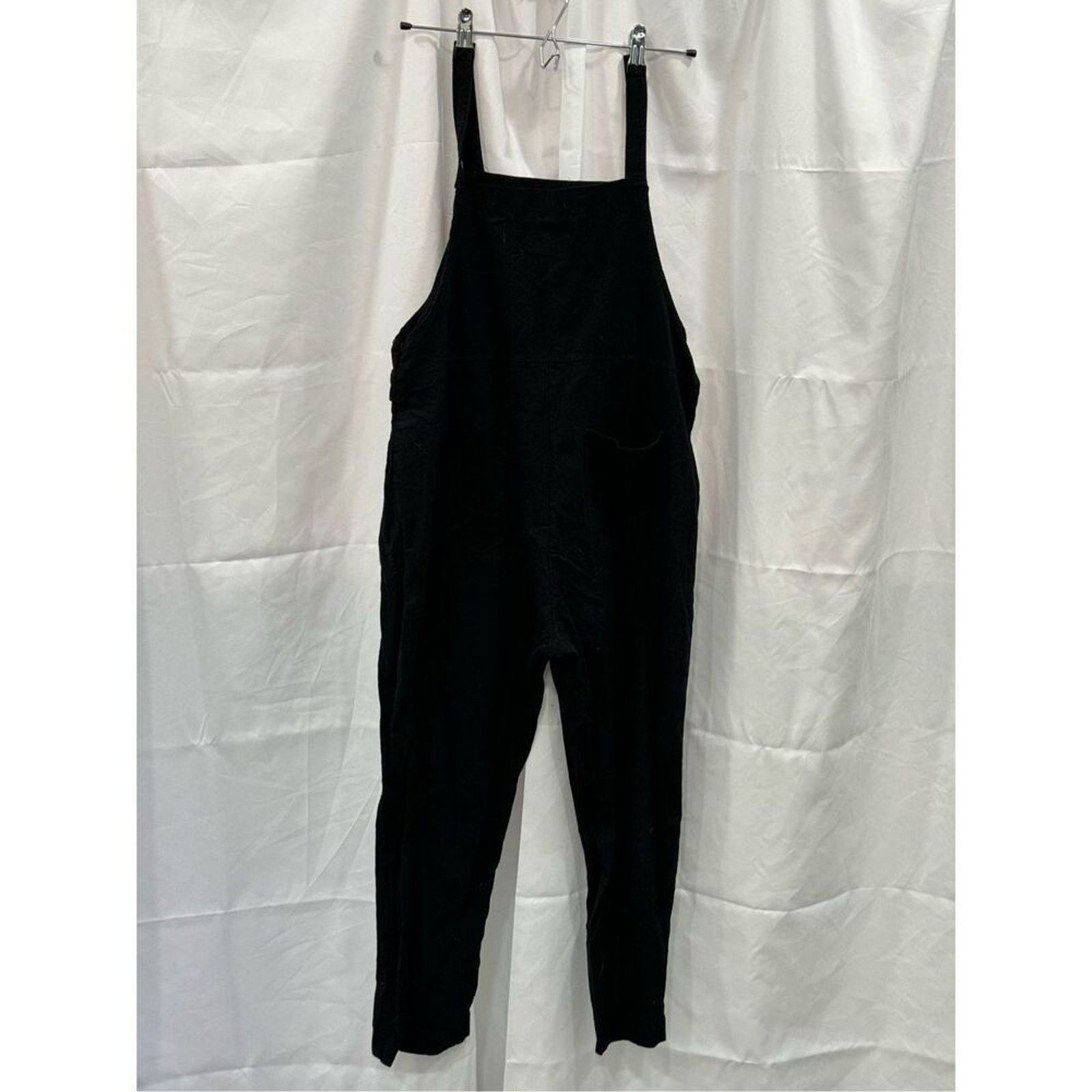 Other Baggy Oversized Linen-Feel Overalls with Pockets | Sz S Size 27" / US 4 / IT 40 - 6 Thumbnail