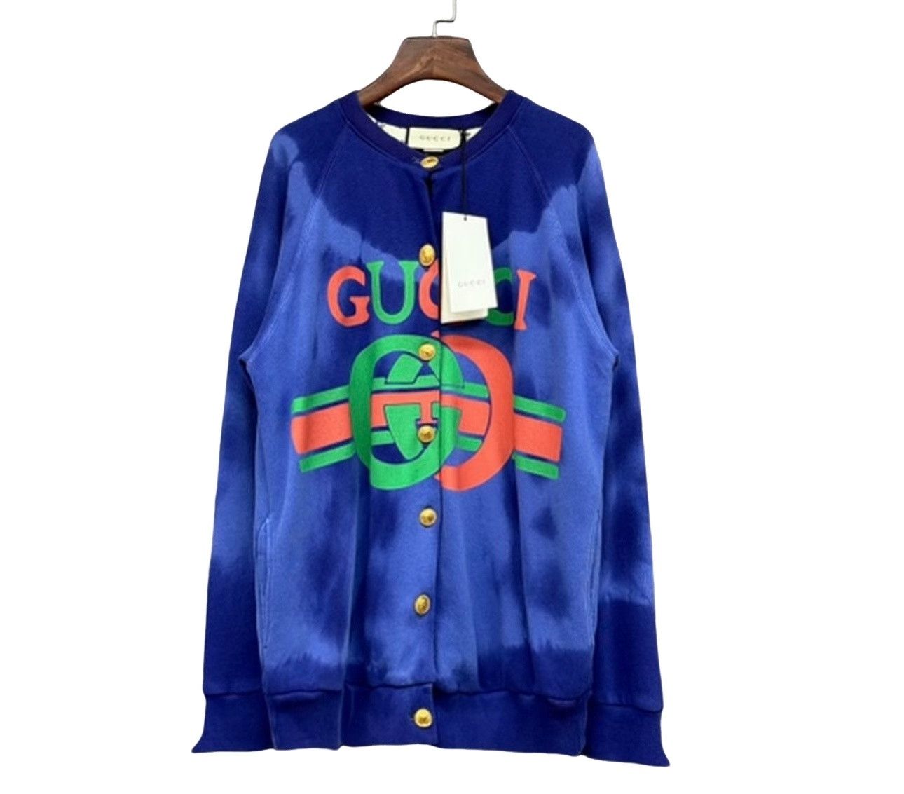 Gucci Gucci Tie-Dye Logo Button Front Jacket XS Size US XS / EU 42 / 0 - 1 Thumbnail