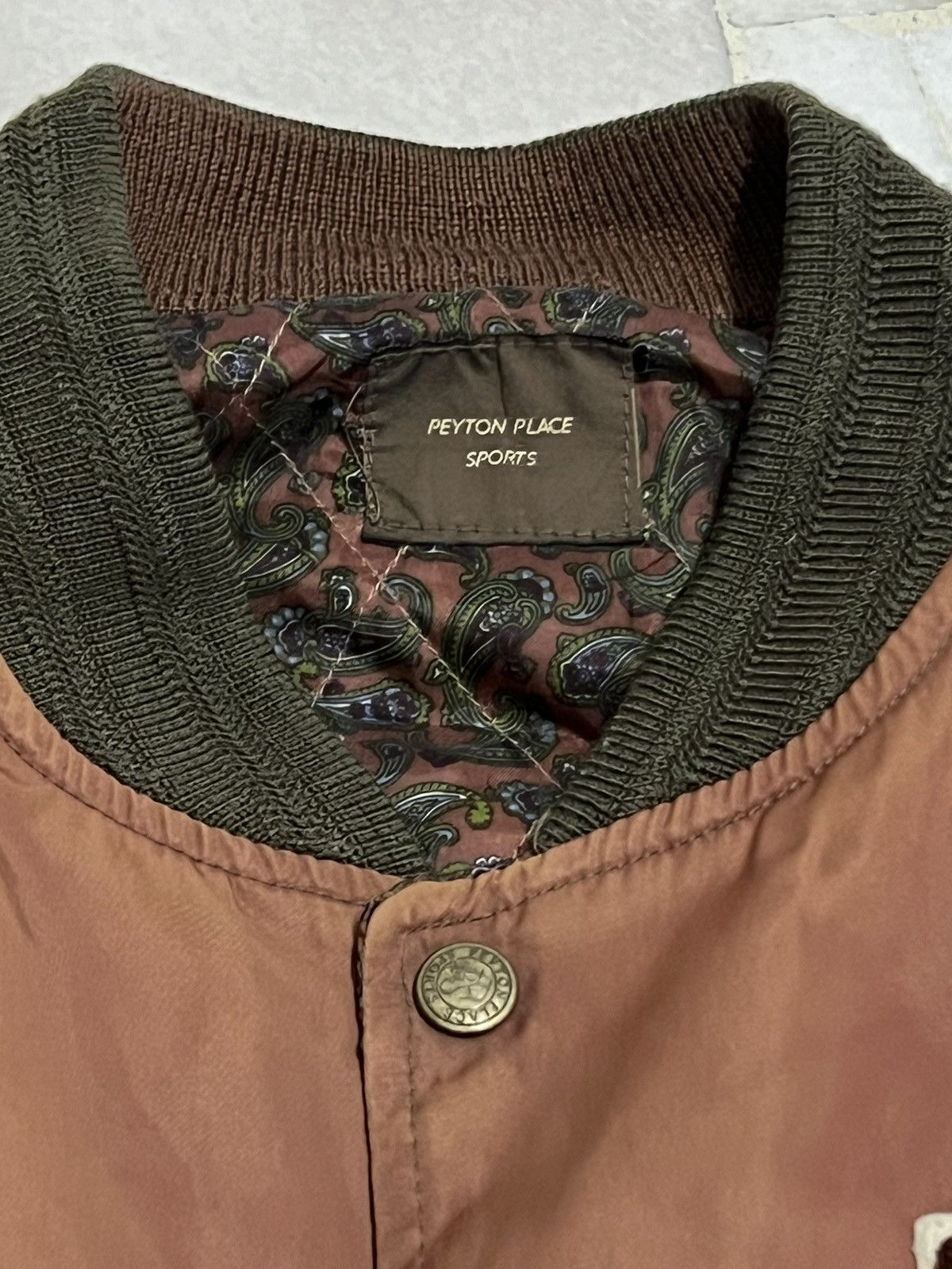 If Six Was Nine × PPFM VINTAGE PEYTON PLACE FOR MEN (PPFM) VARSITY JACKET Size US M / EU 48-50 / 2 - 12 Thumbnail