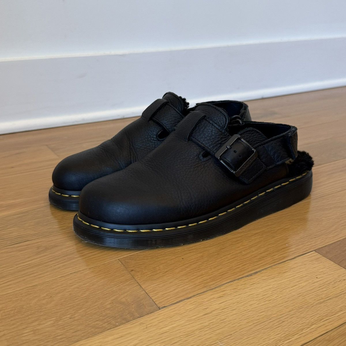 Dr. Martens Dr. Martens Jorge II Faux Fur Lined Slingback Mules US 9 Size US 9 / EU 42 - 2 Thumbnail