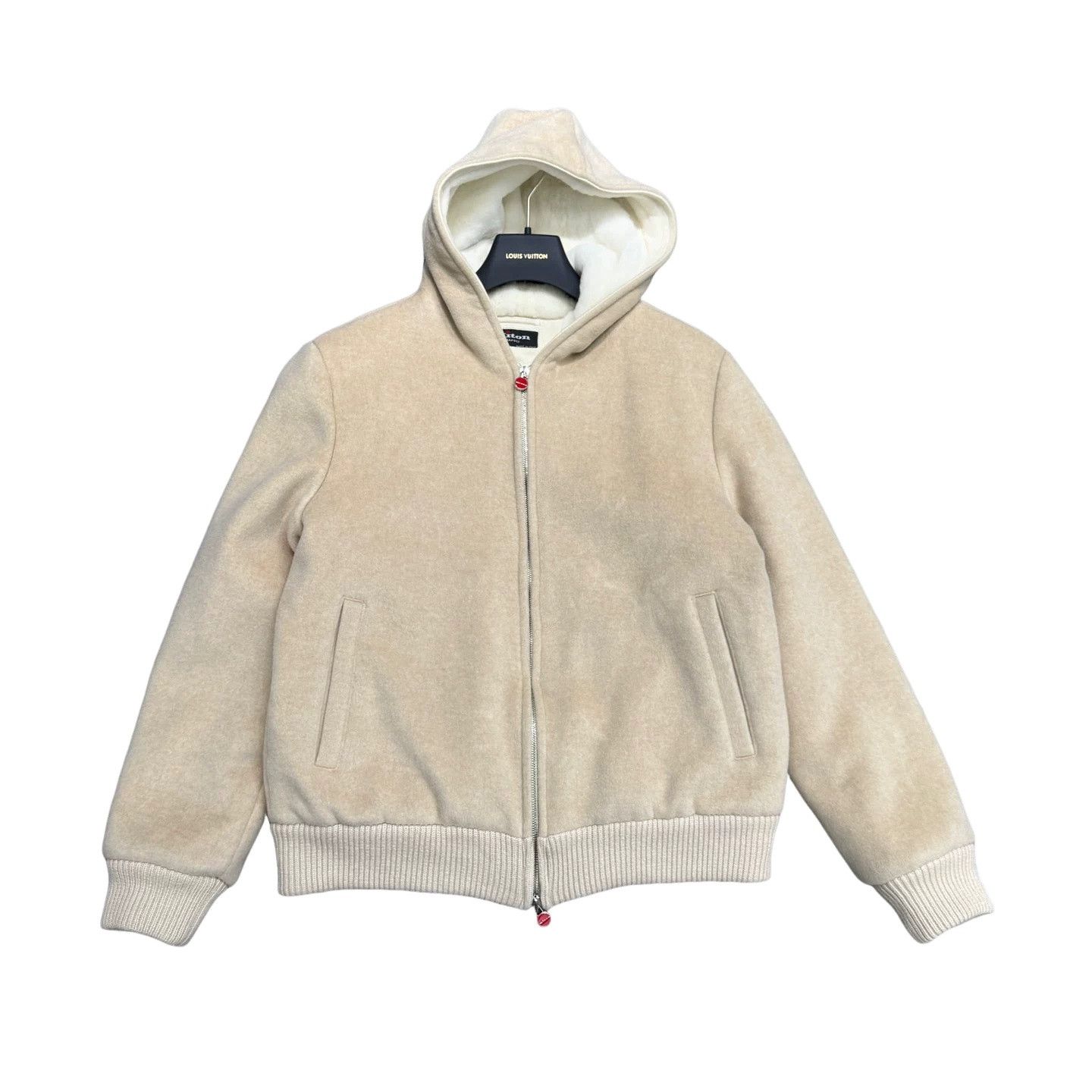 Kiton Kiton Cashmere Vicuna Blend Fur Lined Hoodie Jacket Size 50 Size US M / EU 48-50 / 2 - 1 Thumbnail
