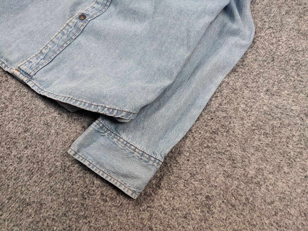 Levi's Vintage 90's Levis Orange Tab denim Classic Buttons Shirt Size US M / EU 48-50 / 2 - 6 Thumbnail