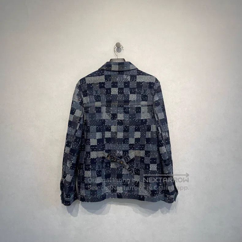 Louis Vuitton Louis Vuitton SS25 Checker Embroidered Denim Jacket Size US M / EU 48-50 / 2 - 2 Thumbnail